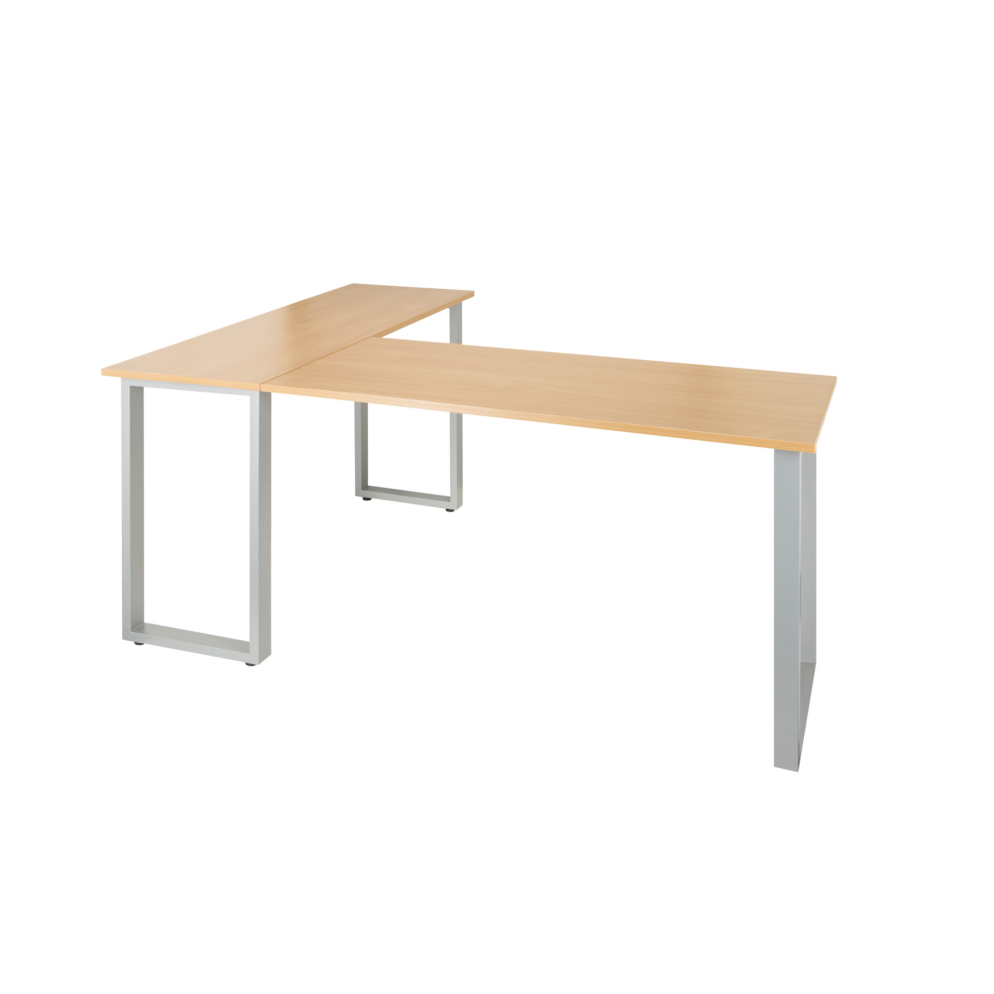 Workspace Basic I  Eckschreibtisch Holz Natur