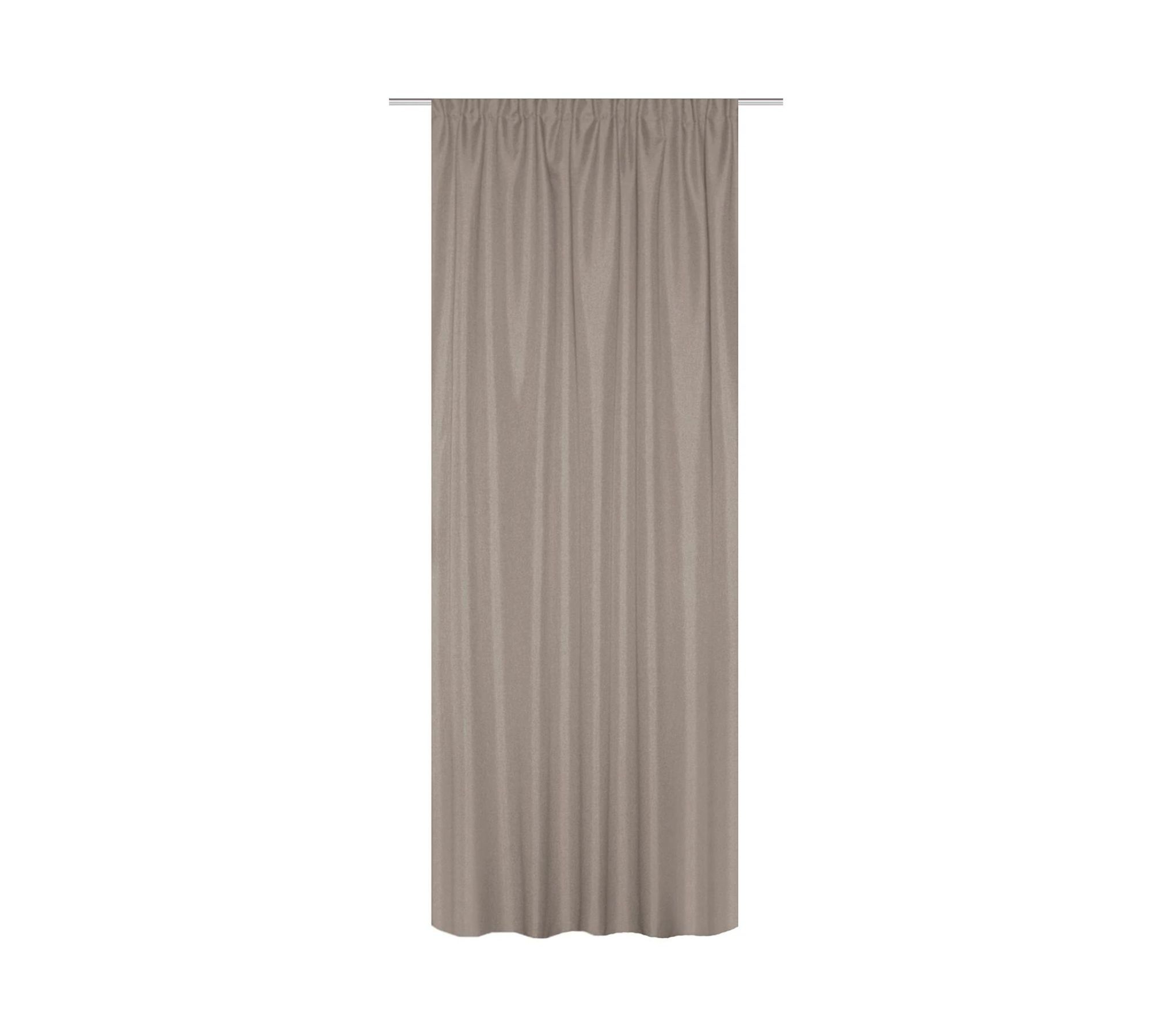 Vorhang Textil Taupe