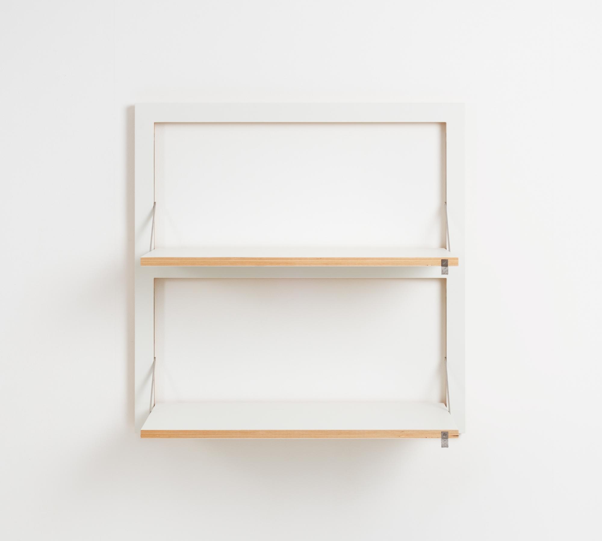 Fläpps Regal 80x80-2 Weiß