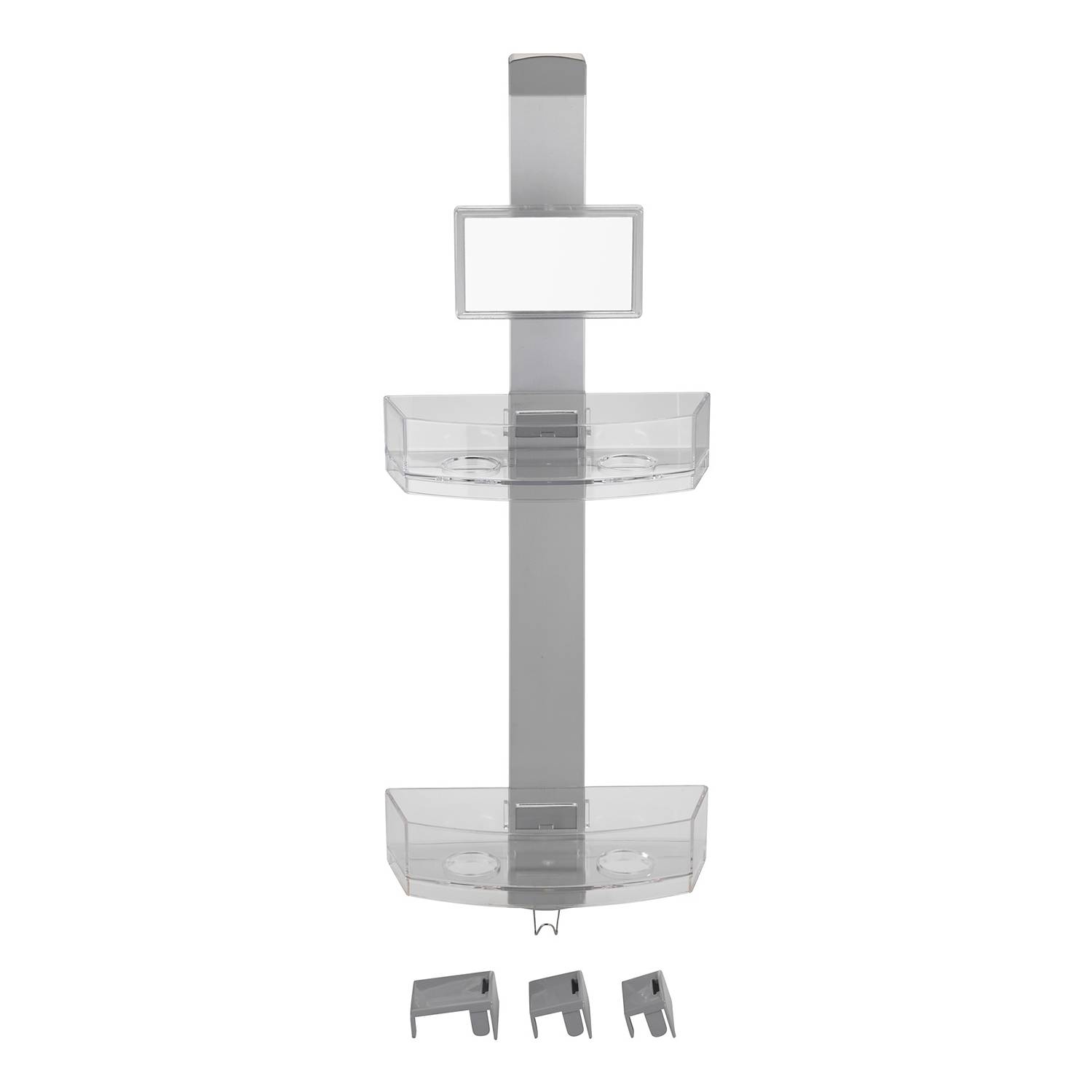 Duschcaddy Premium Edelstahl Silber