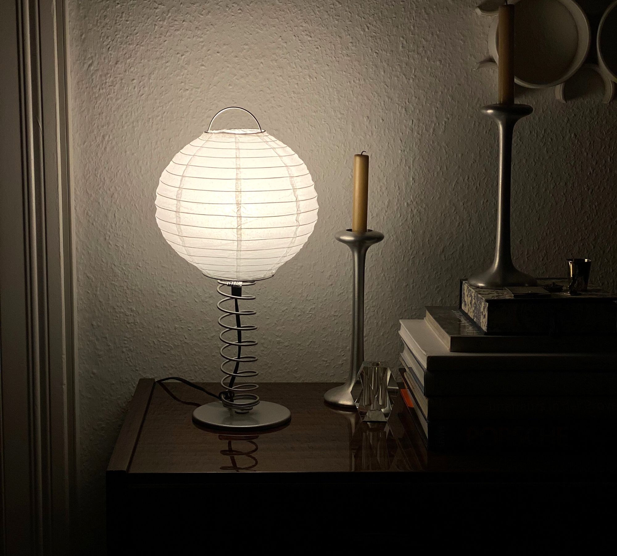 Vintage IKEA Papierlampe Postmodern 