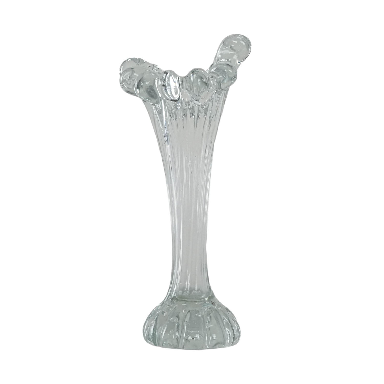 Glass vase Grey