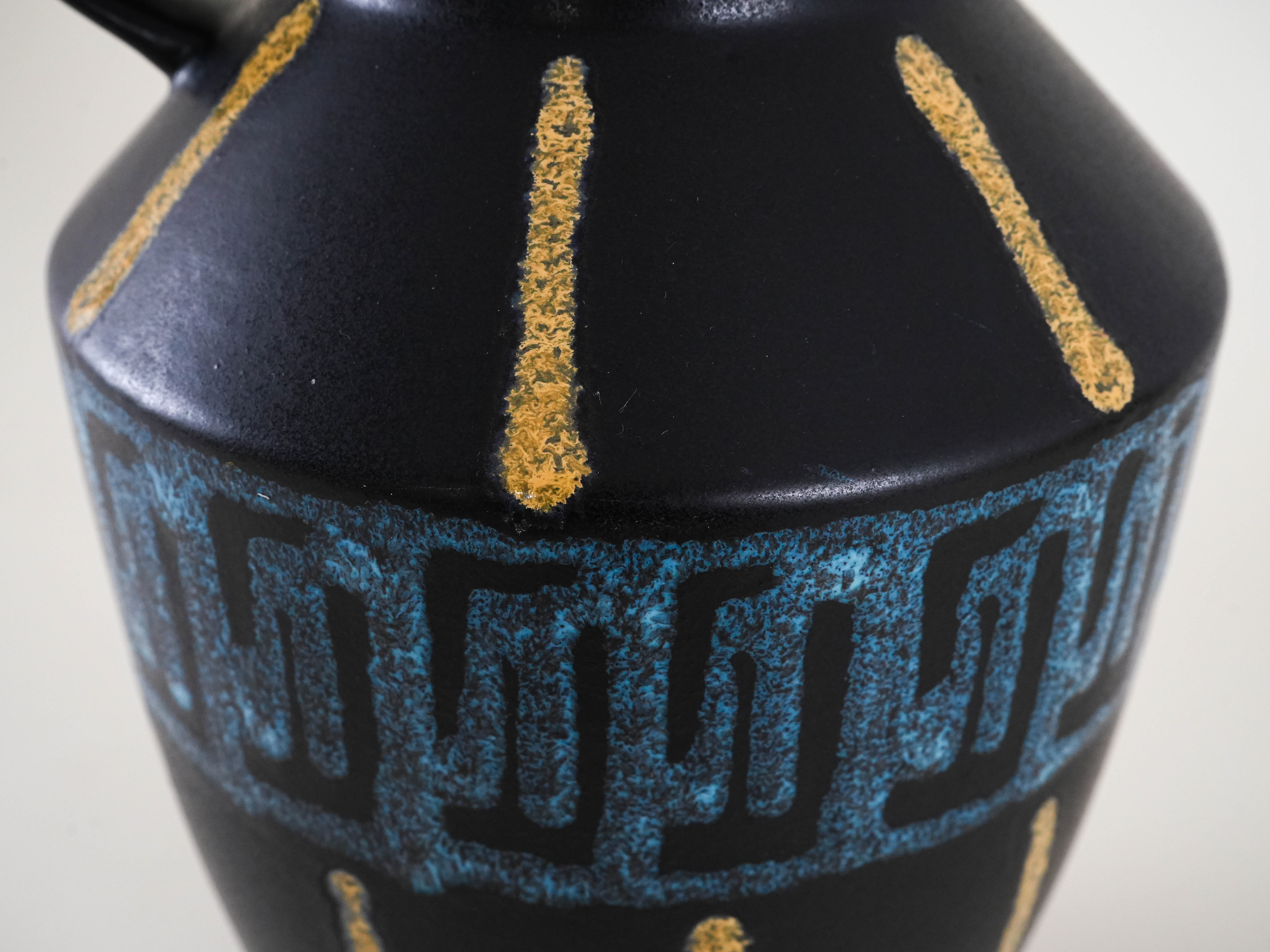Keramikvase Blau