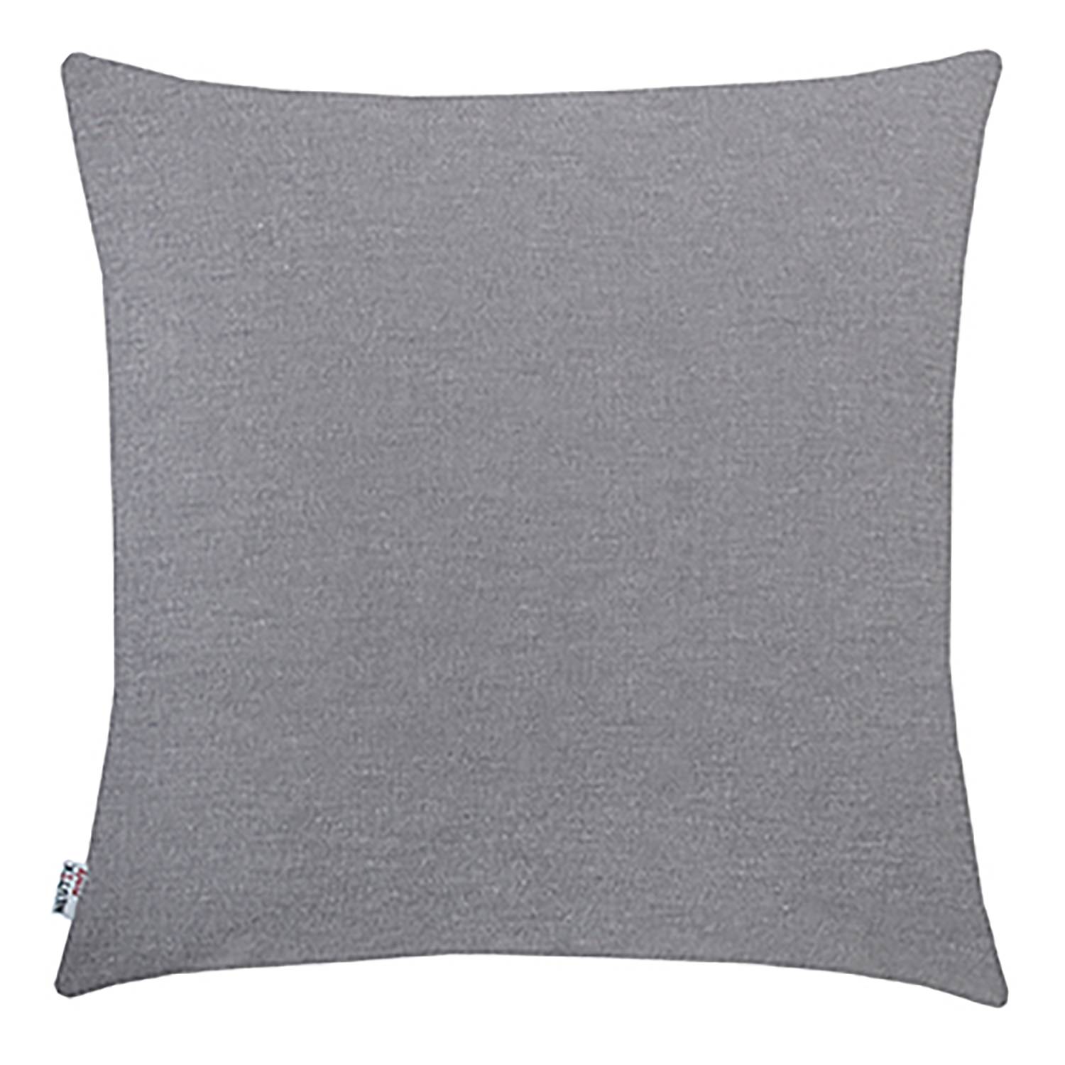 Kissenbezug Basic I Baumwolle Grau 38 x 38 cm