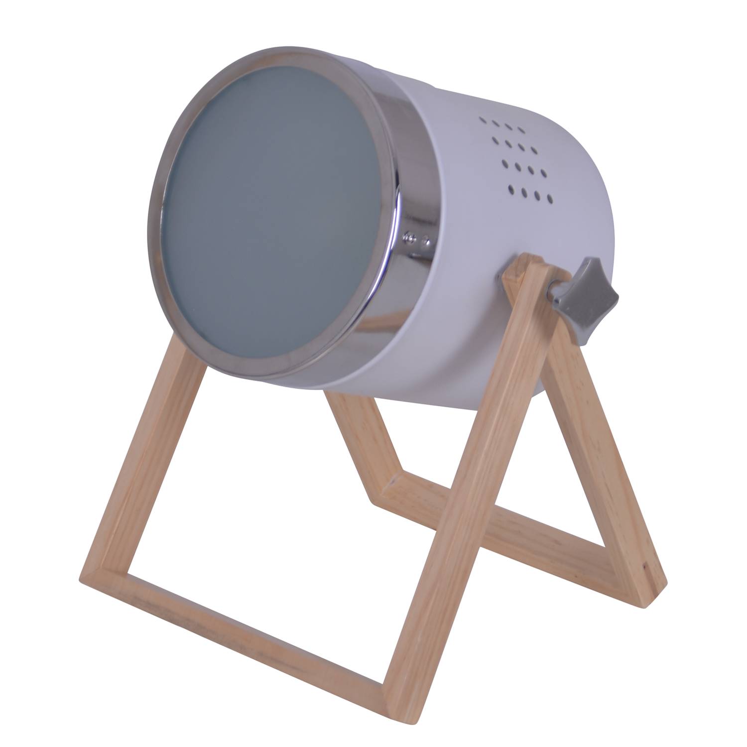 Table lamp oak acrylic glass