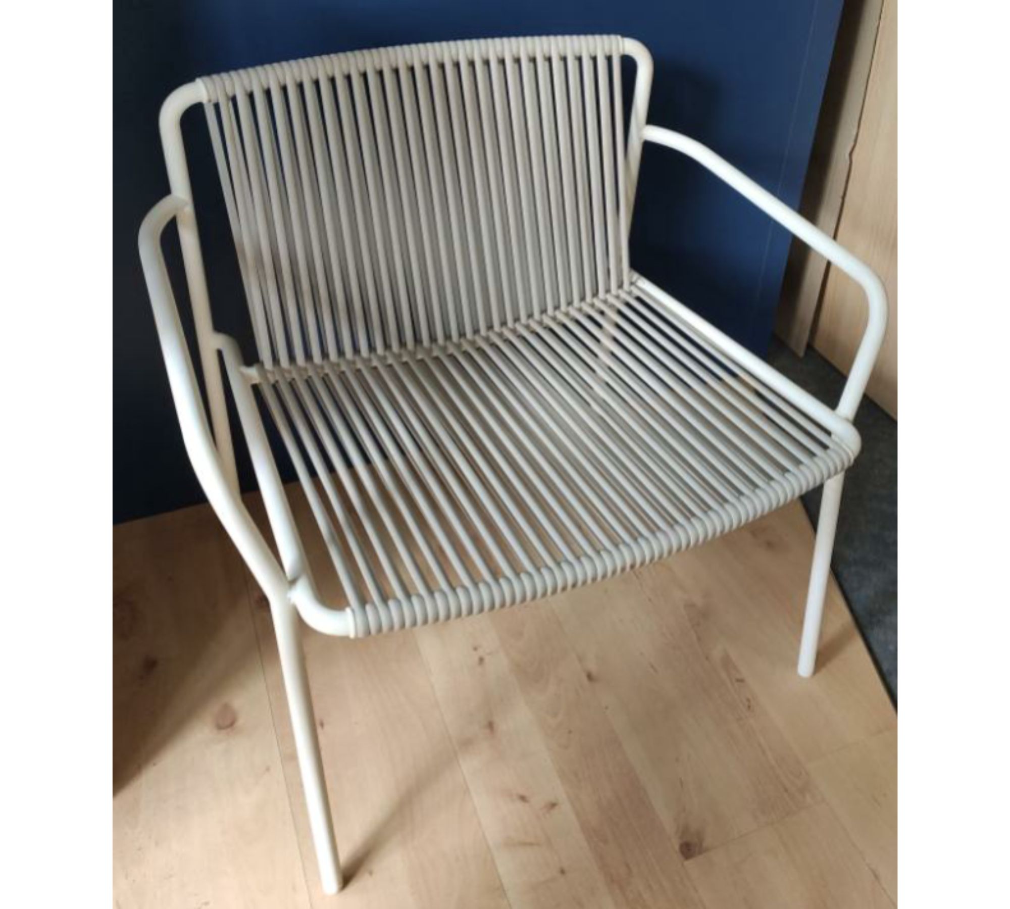 Tribeca Lounge 3669 Outdoor Chair Steel White