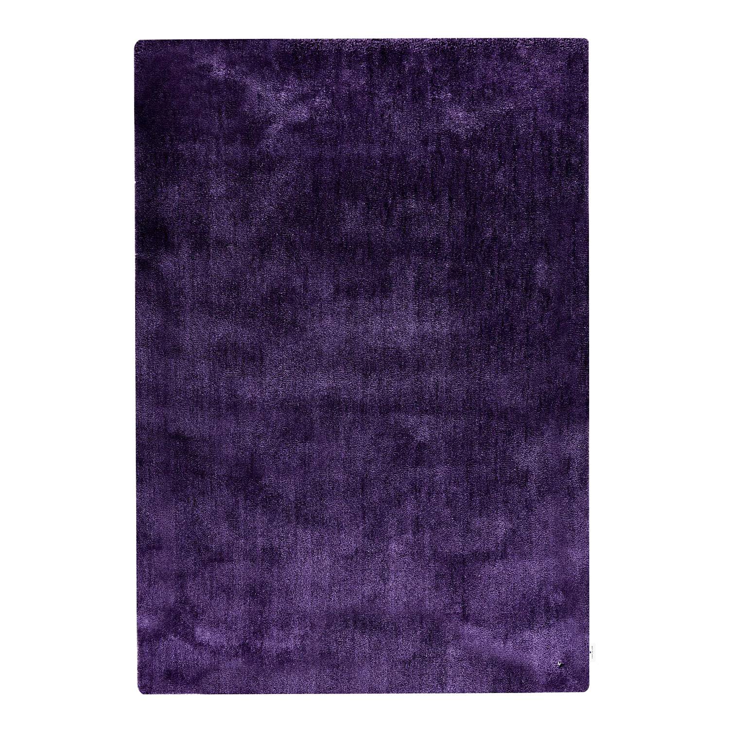 Hochflorteppich Cozy Uni Violett