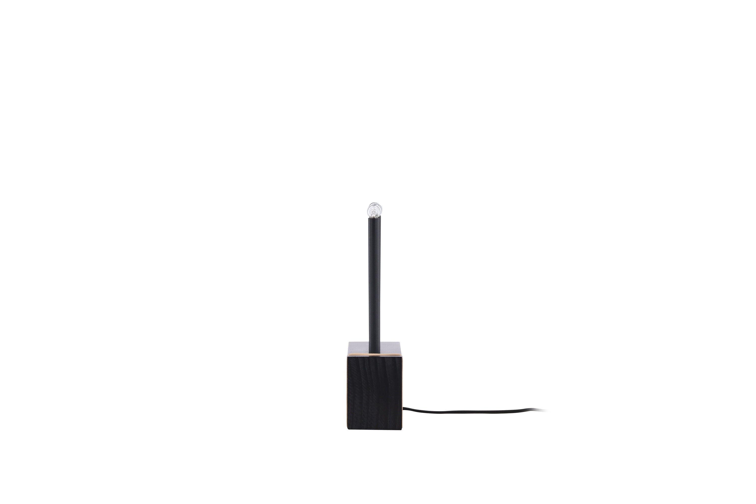 Fjällberget Candle holder Pine wood Black