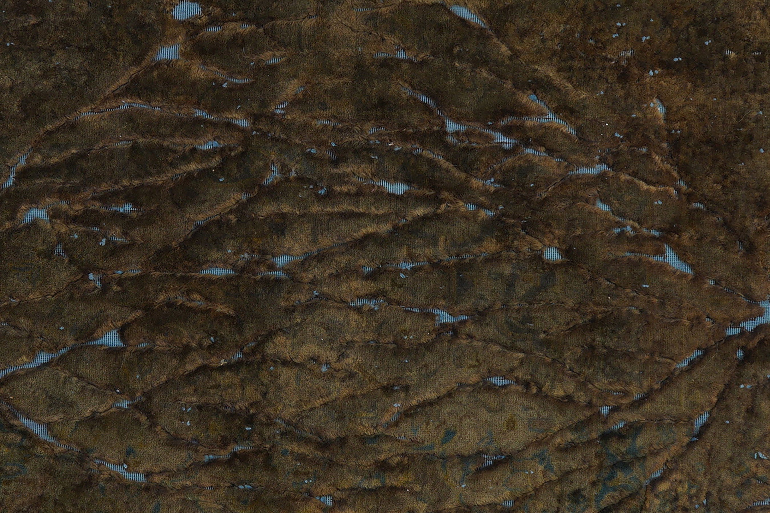 Vintage rug wool multicolor