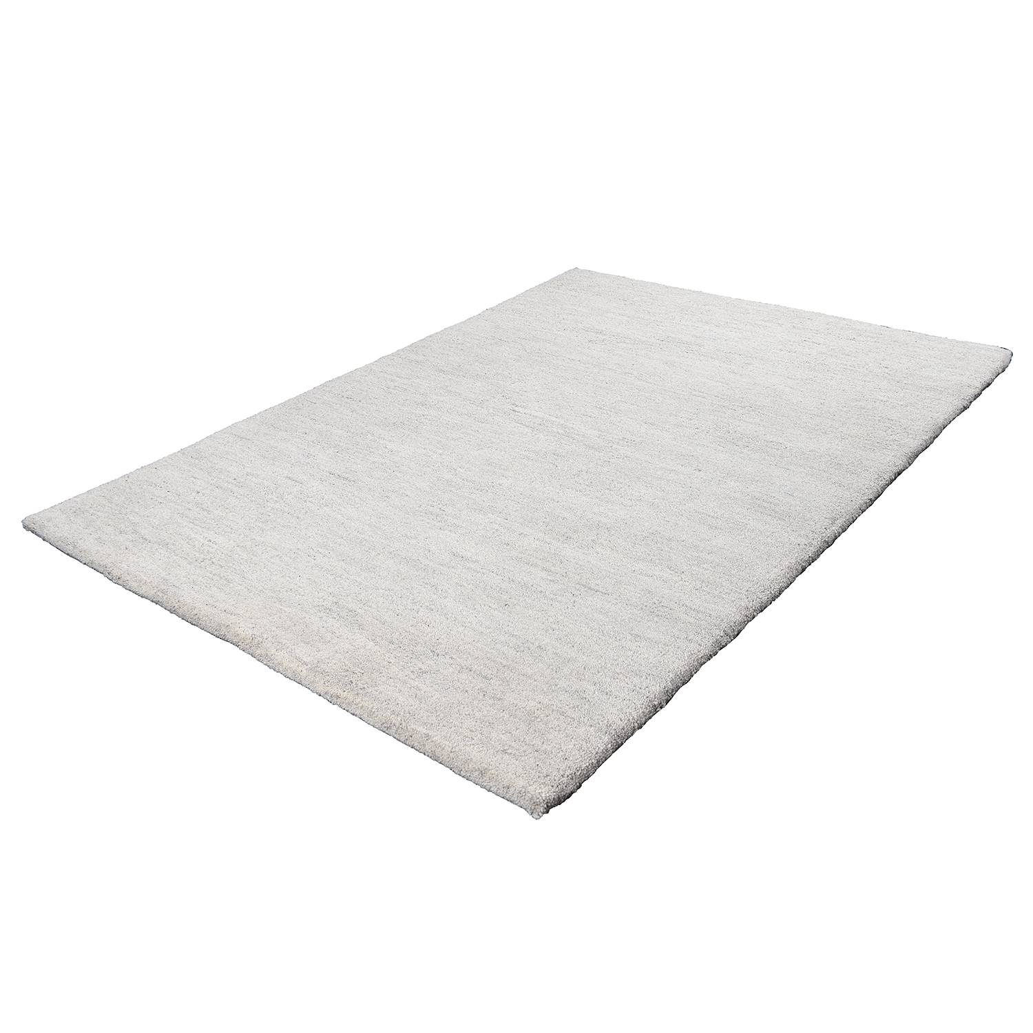 Maloronga Uni Teppich Schurwolle Sandgrau 70 x 140 cm