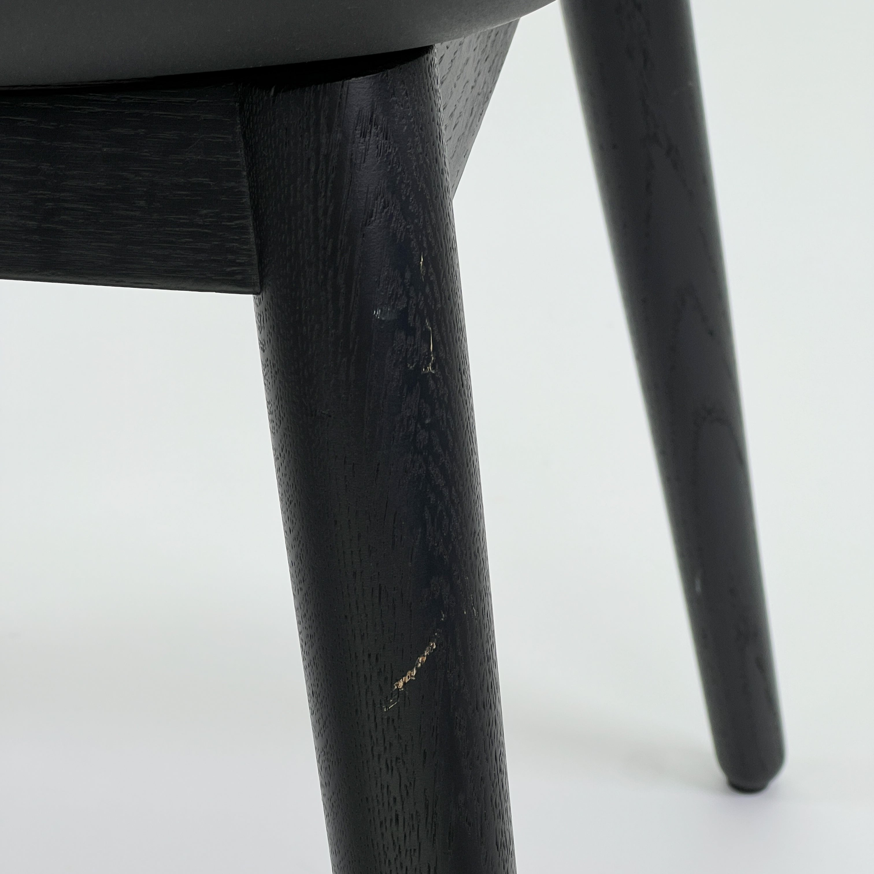 Fiberglass Chair Kunststoff Schwarz