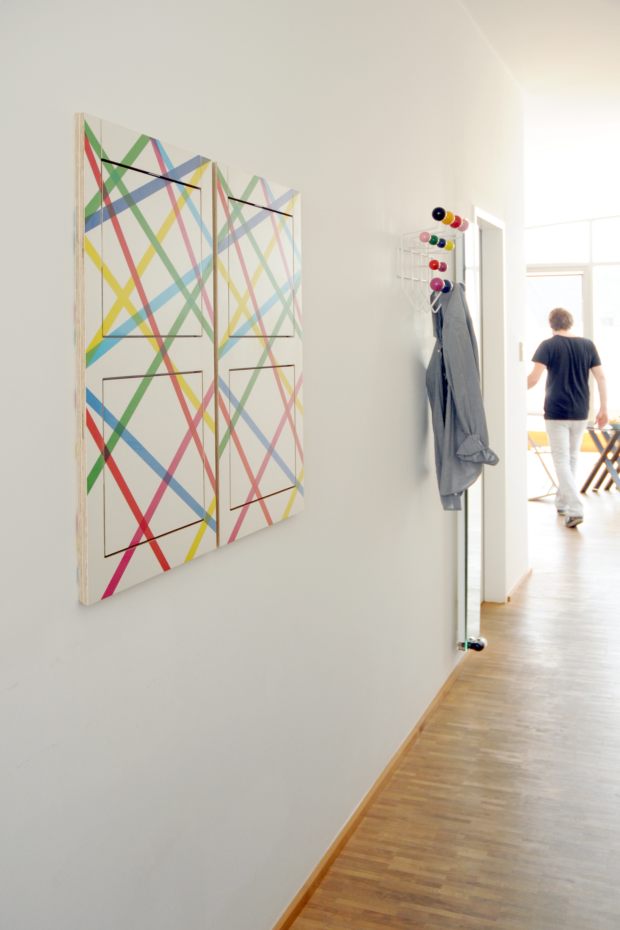 Fläpps Folding Chair Natural Birch Clear Lacquered