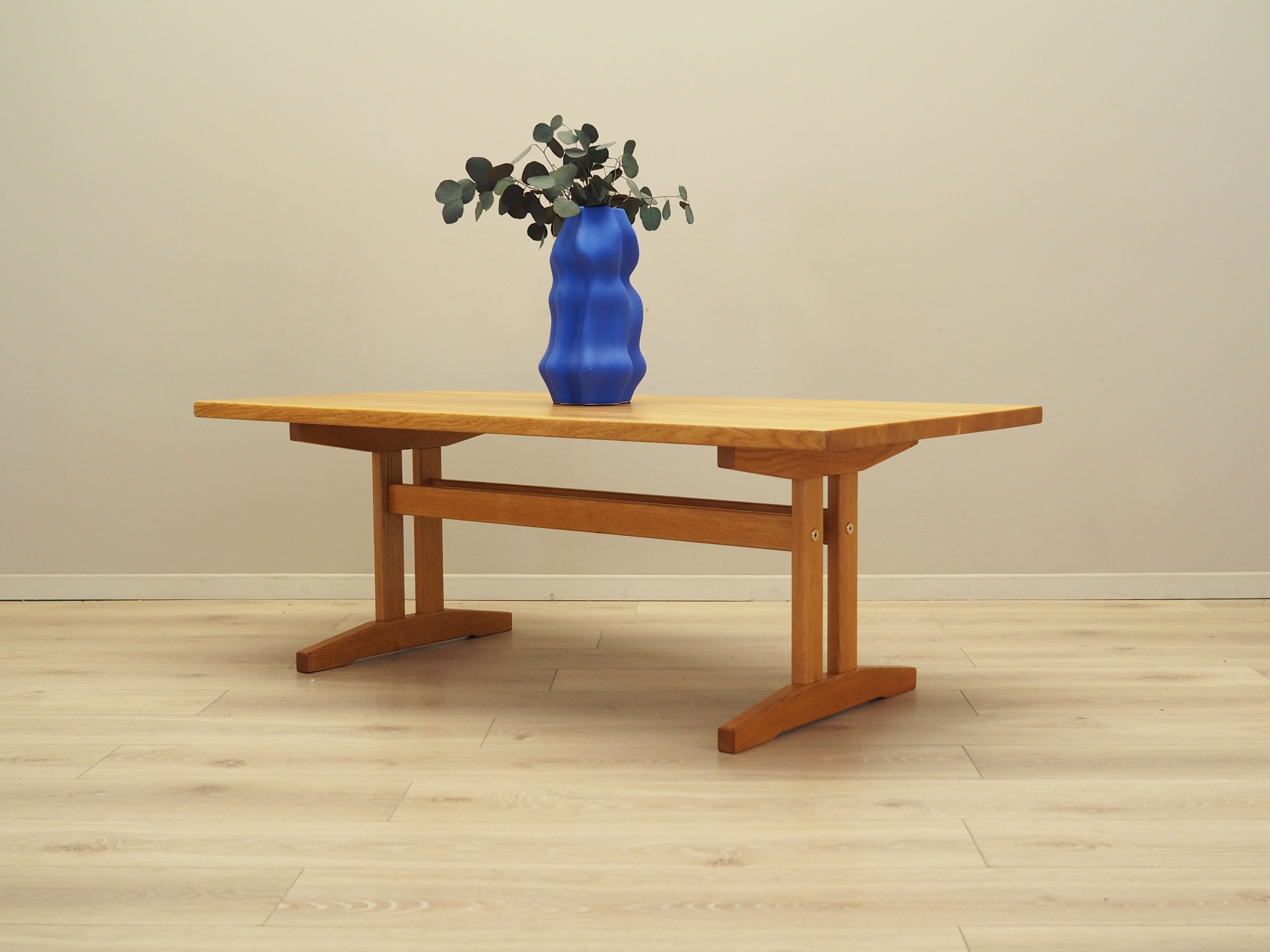 Dining table ash wood 1970s
