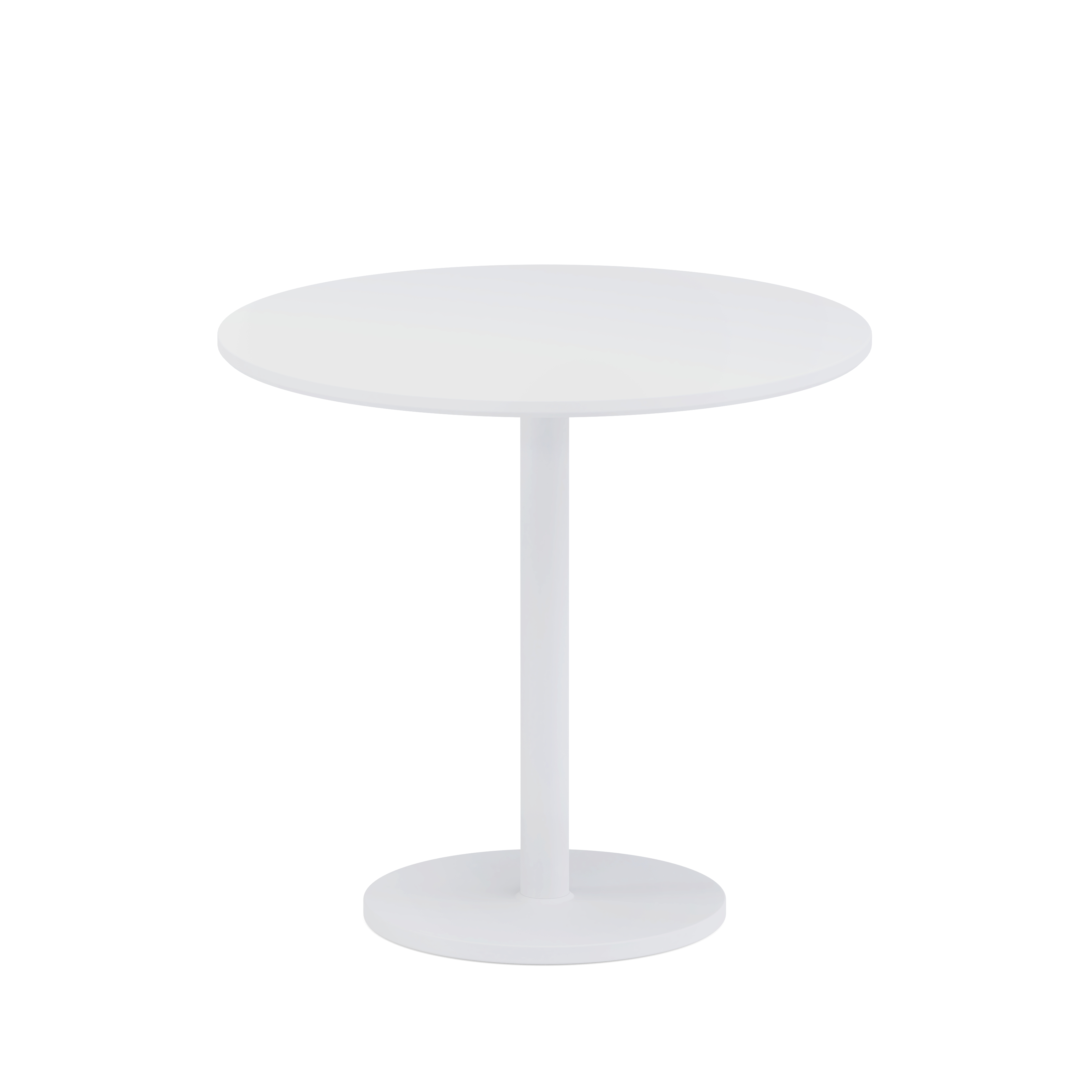 MANTRA Bistrotisch Aluminum Weiß 84x84 cm