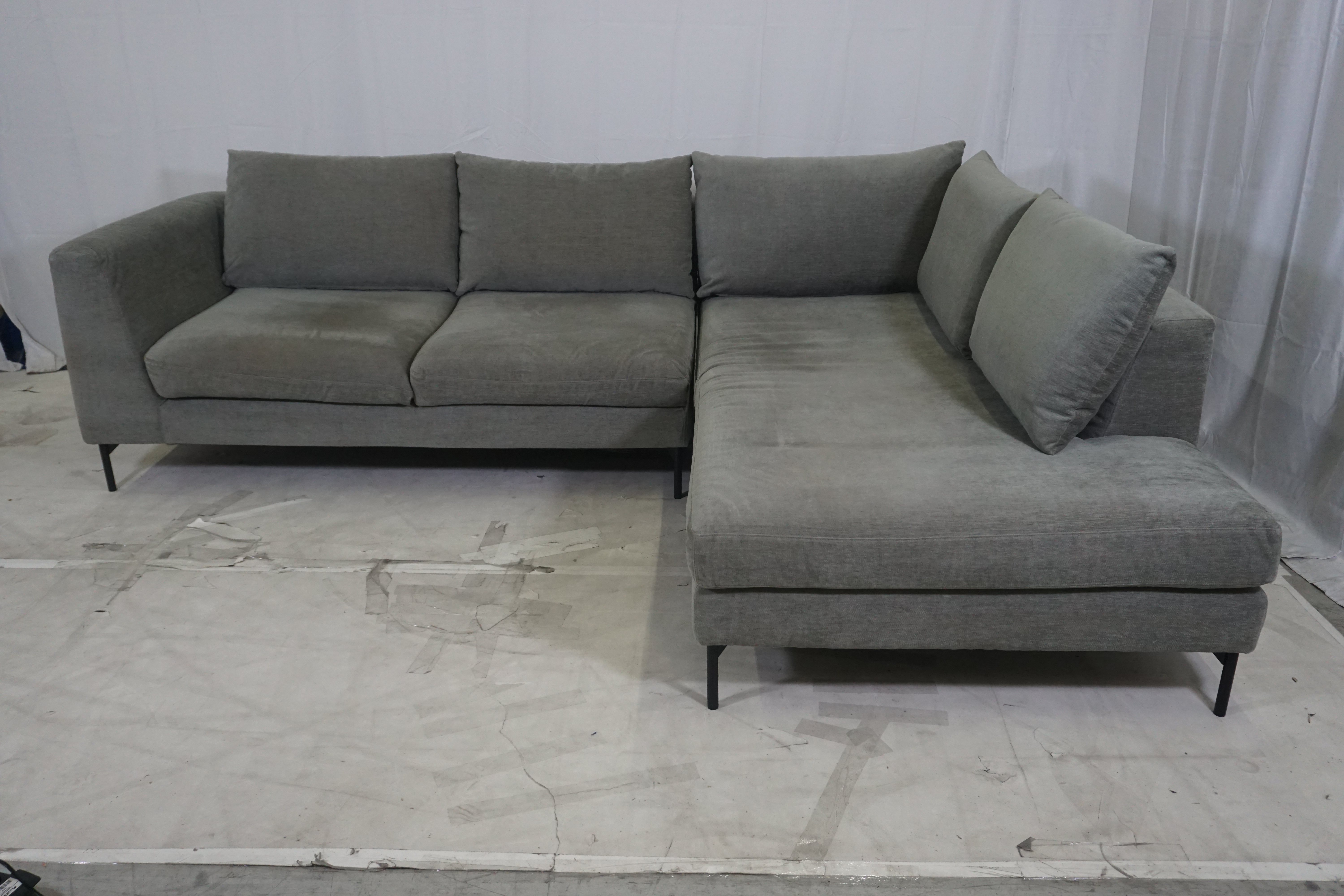 Noa Sofa Récamiere Rechts Planet Grey Green