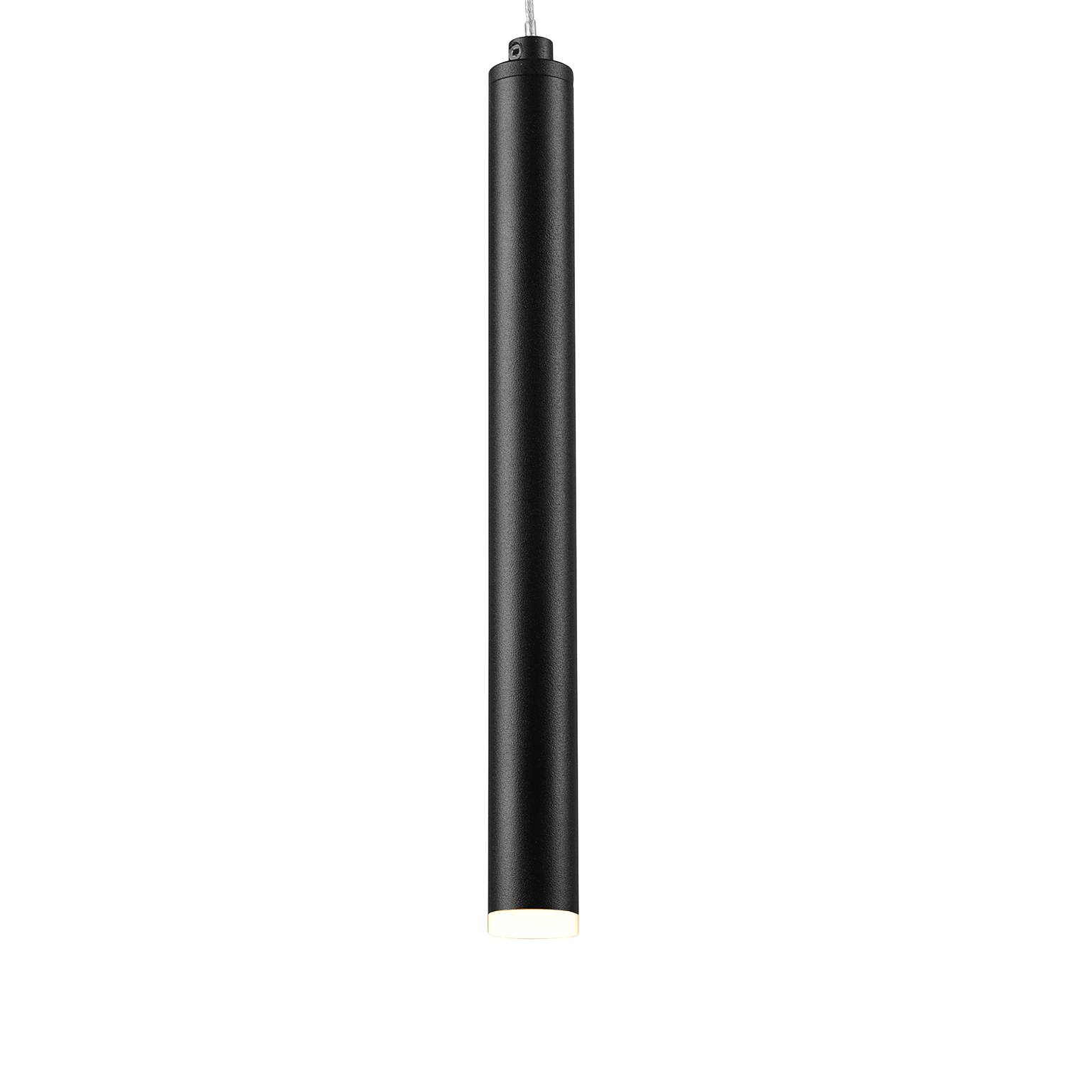 11-Flammig LED-Pendelleuchte Tubular III Aluminium