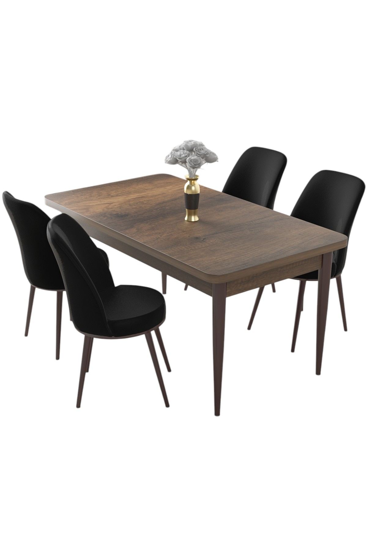 Nil Dining Room Set Baroque and Black