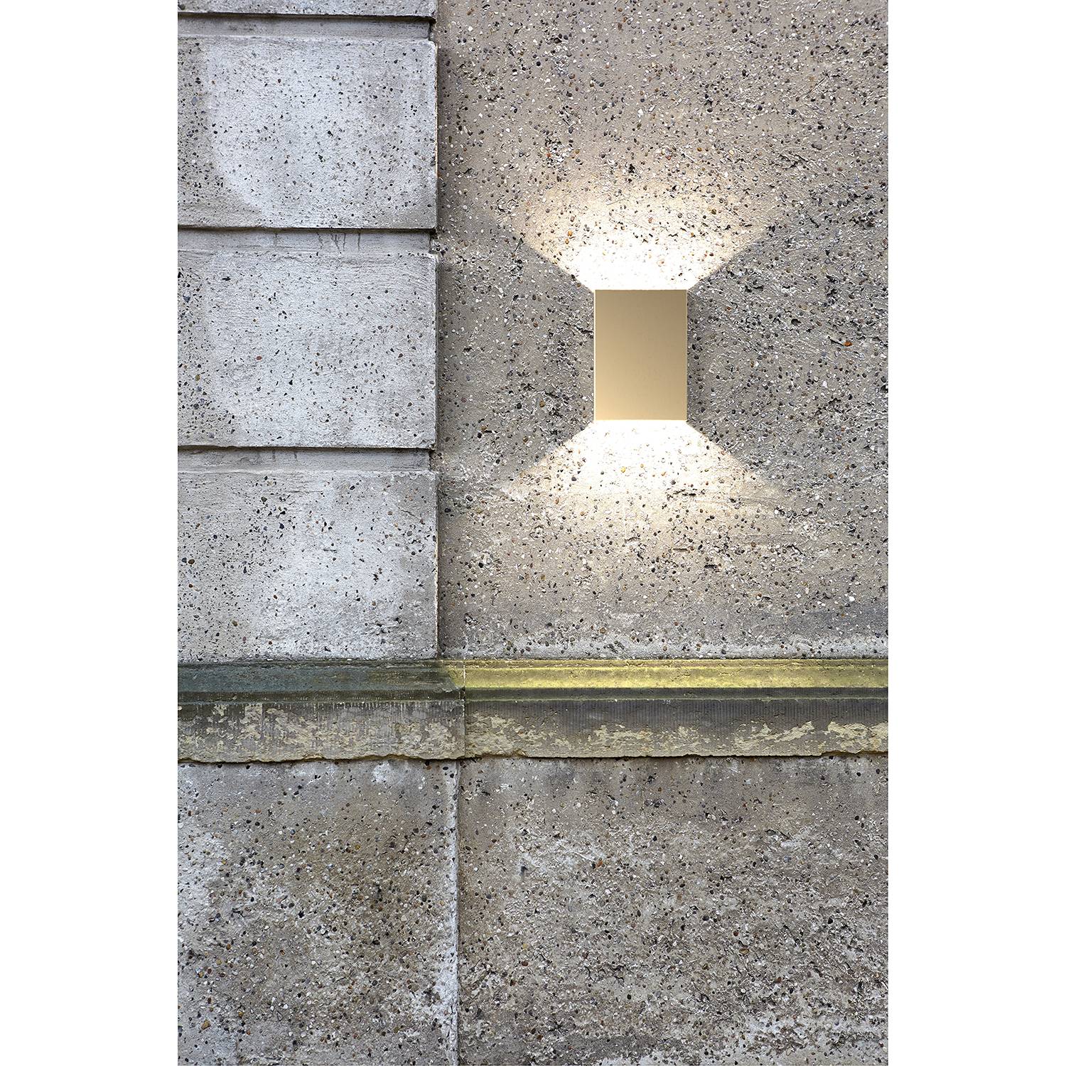 2-Flammig LED-Wandleuchte Fold XI Stahl