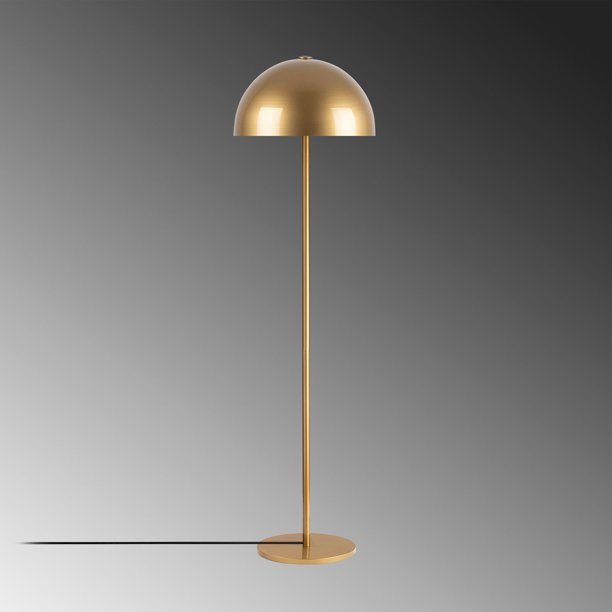 Floor lamp Metal Gold-colored 154cm