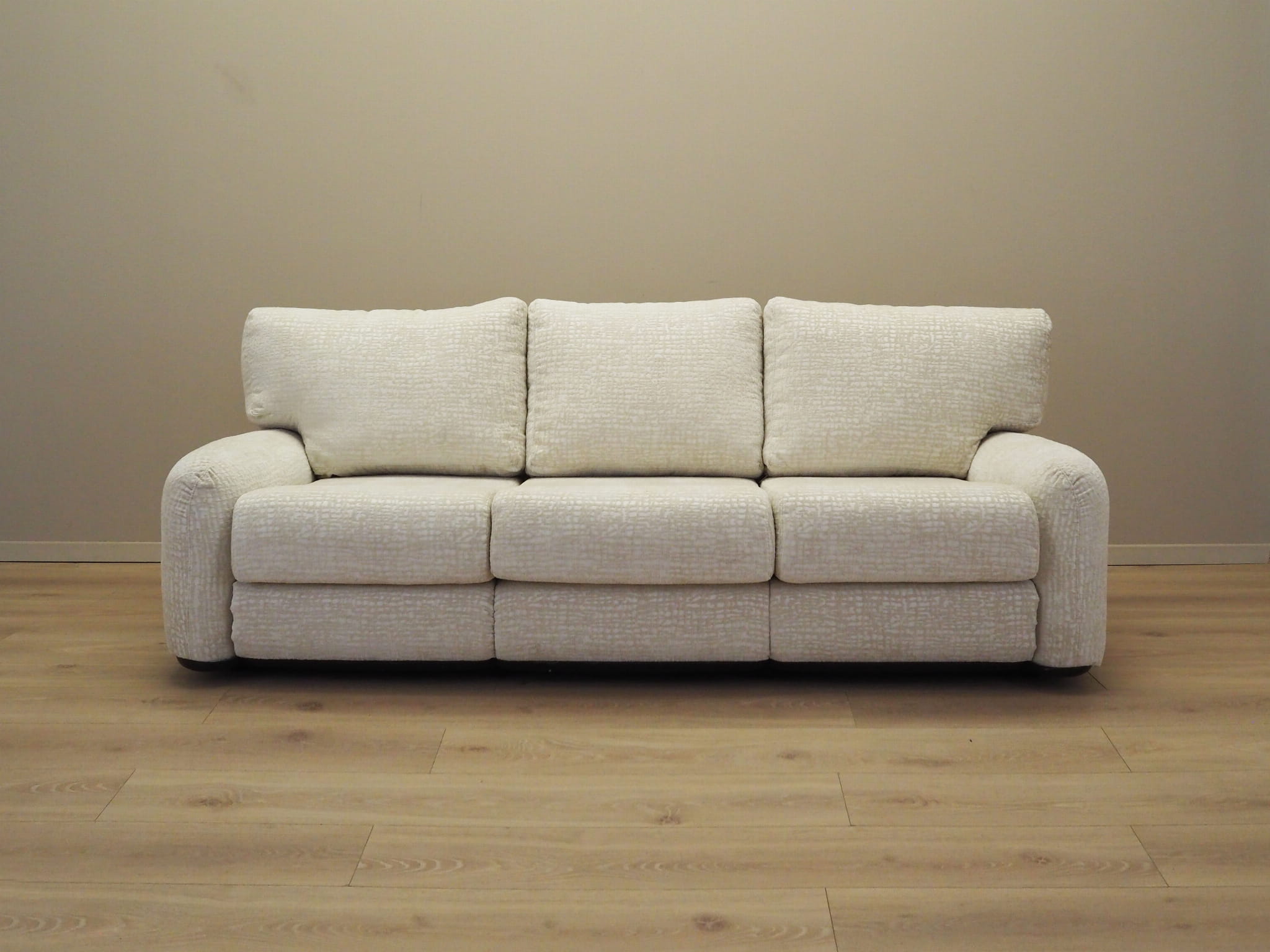 Piumotto 3-Sitzer Sofa Weiß 1970er Jahre