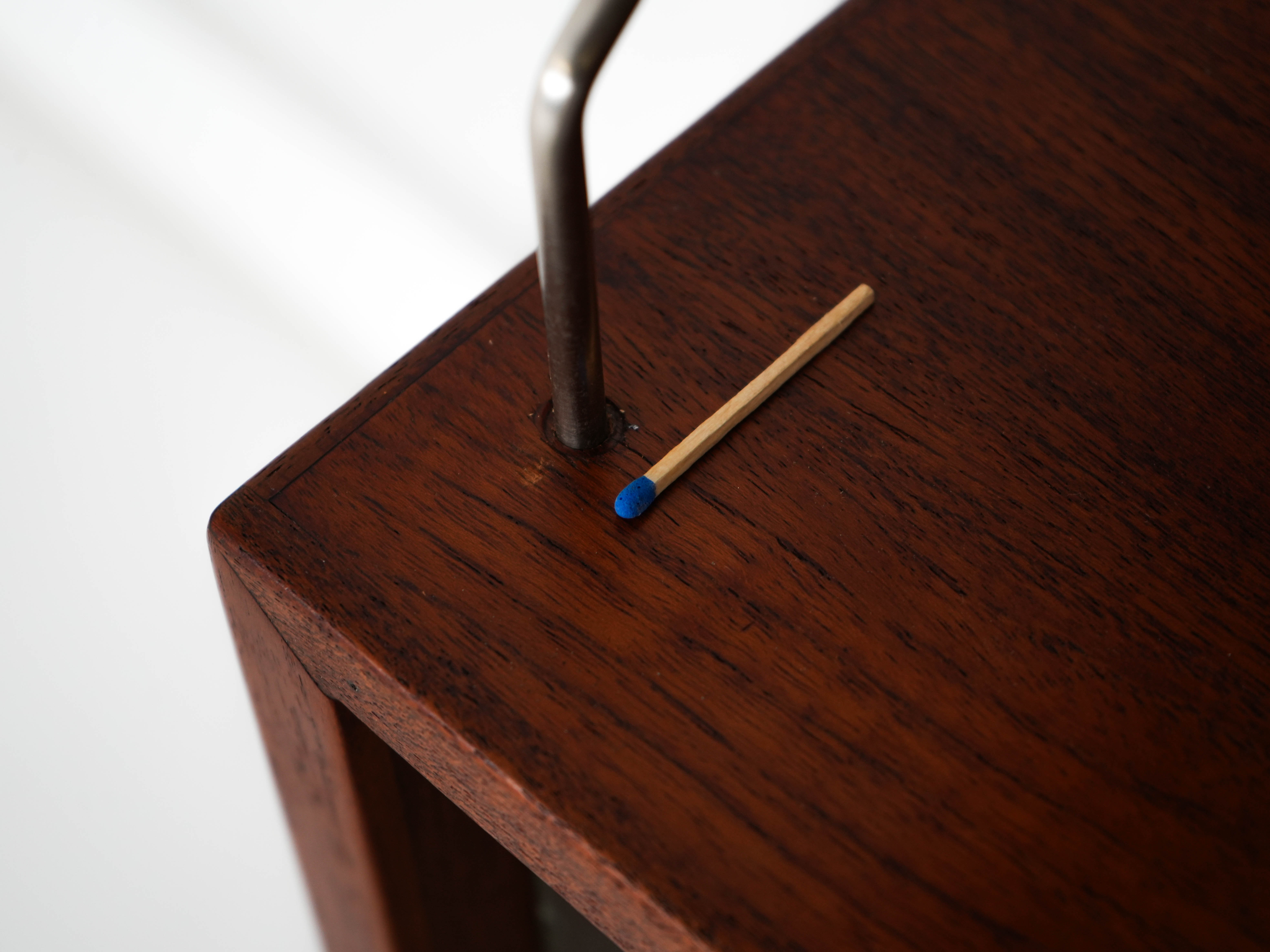 Teak-Wandmöbel Braun 1960er Jahre