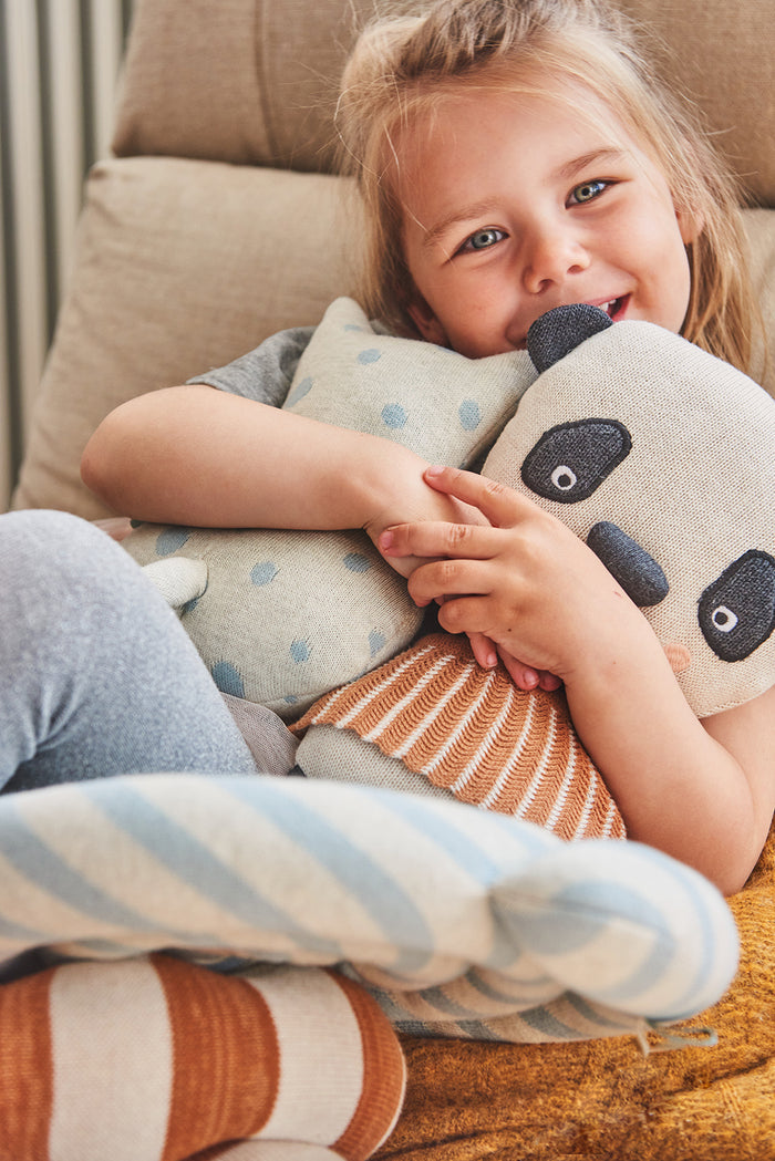 Lun Lun Panda Bear Plush Toy Organic Cotton Multicolored