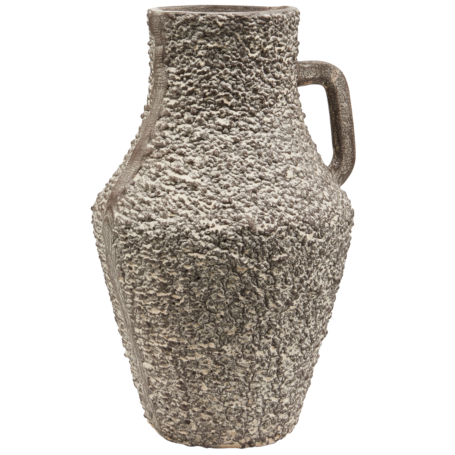 Tabia Vase Aluminium Dunkelbraun