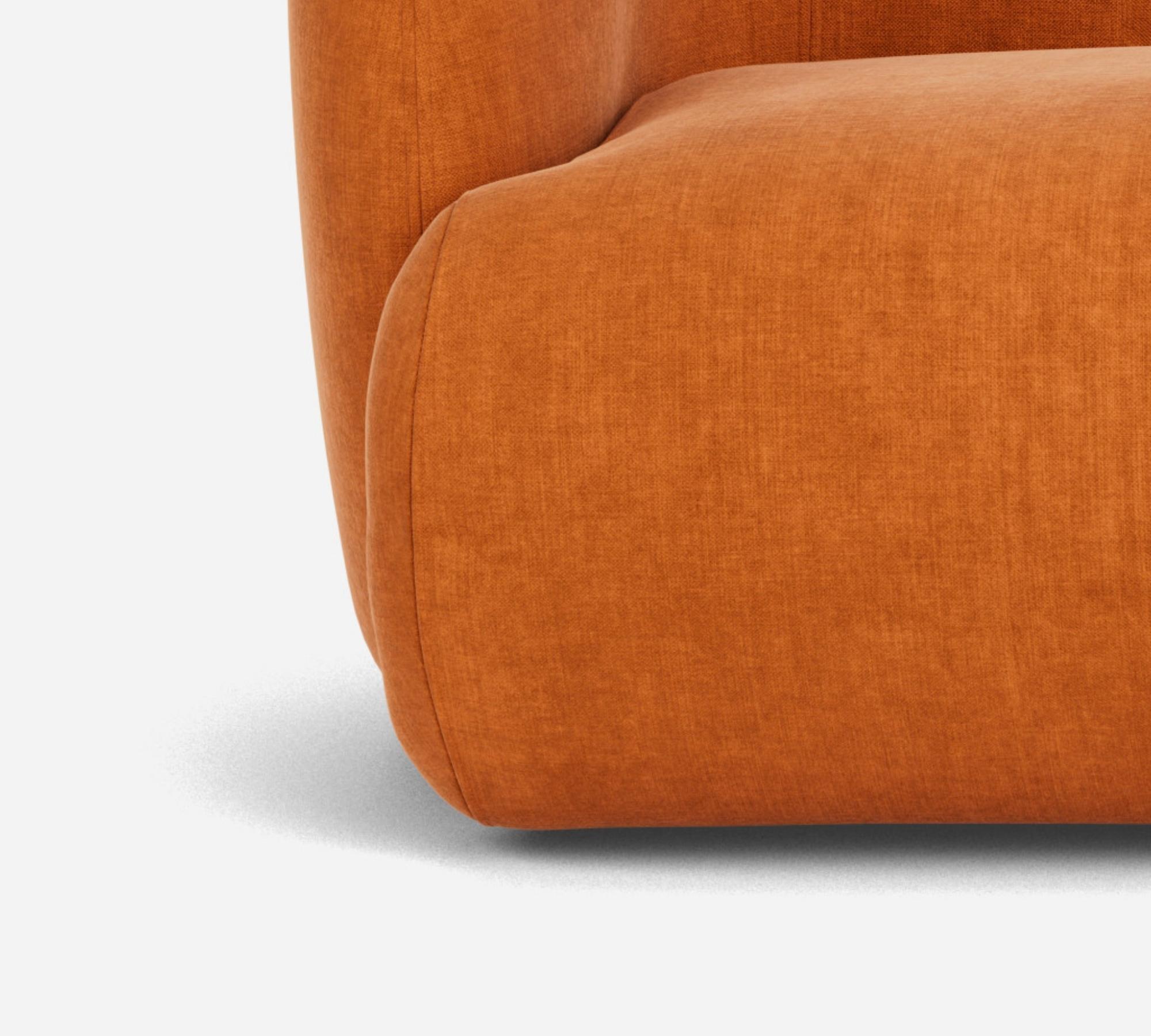 Design-Award-Winning Paula 3-Sitzer Sofa Danny Amber