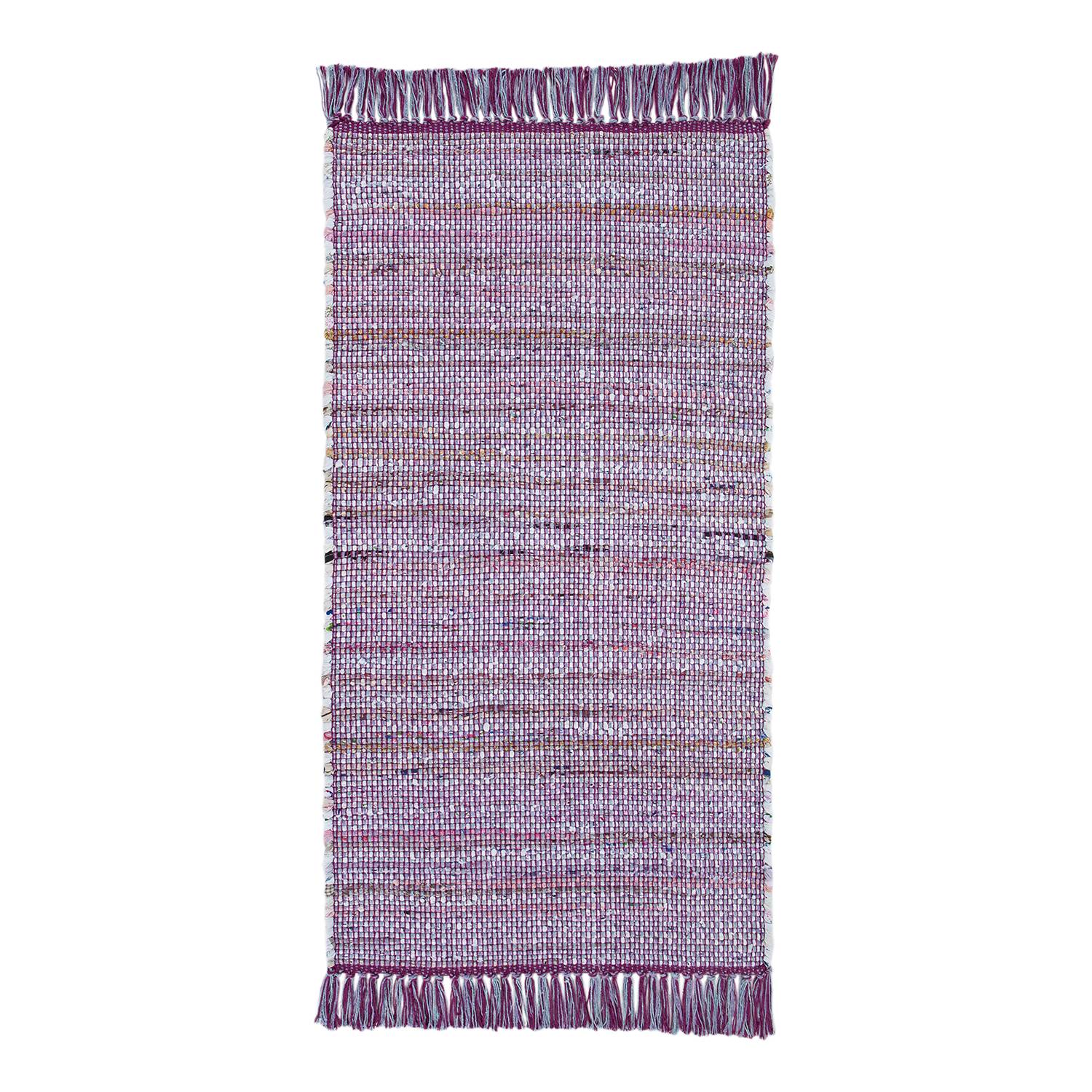Frida Teppich Baumwolle Violett 60 x 120 cm