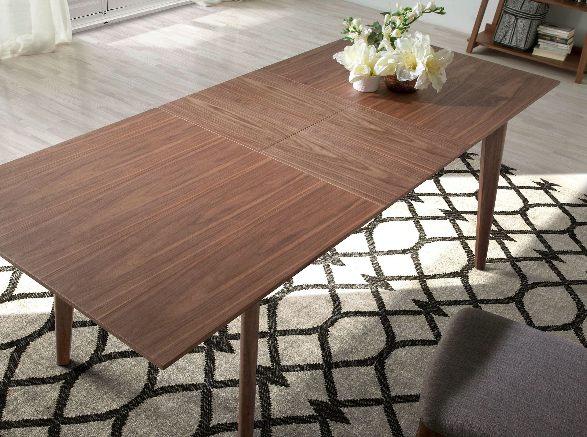 Extendable Dining Table Brown