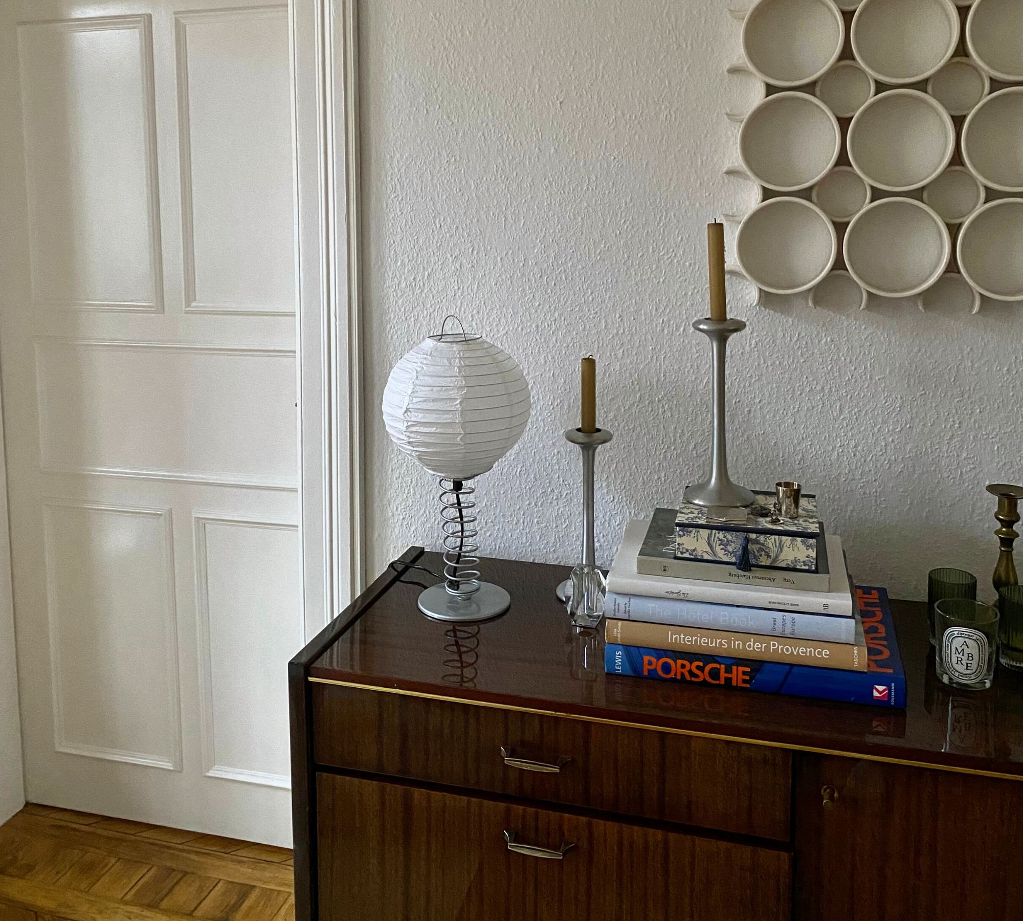Vintage IKEA Papierlampe Postmodern 