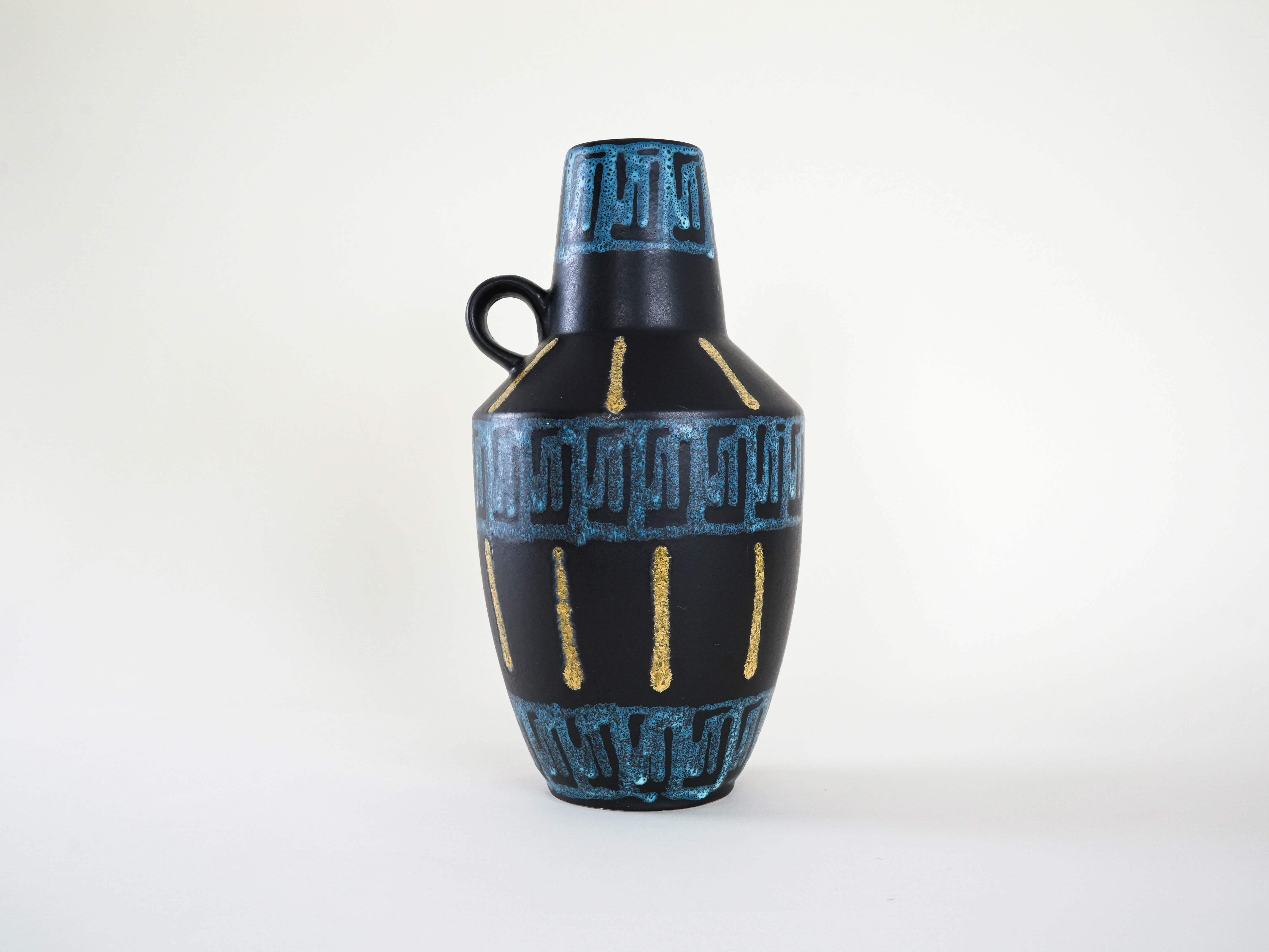 Ceramic vase Blue