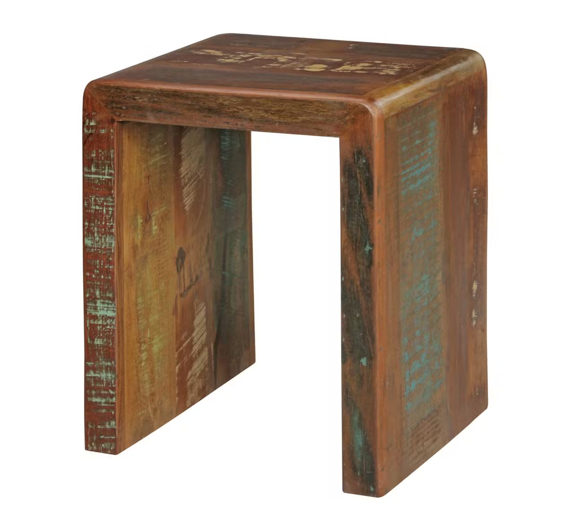 Beistelltisch Mangoholz Blau