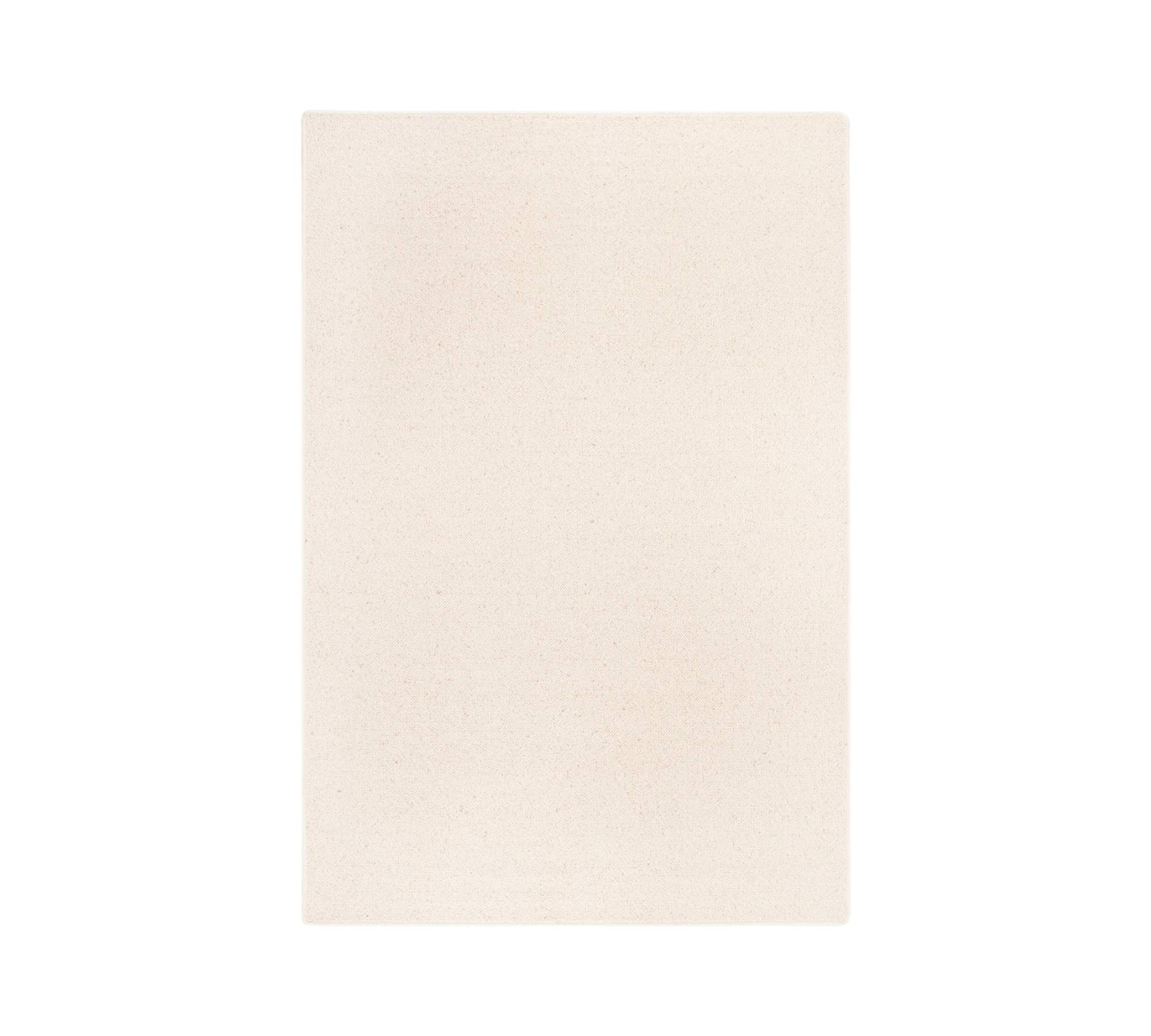 Teppich Schurwolle Creme 200 x 290 cm