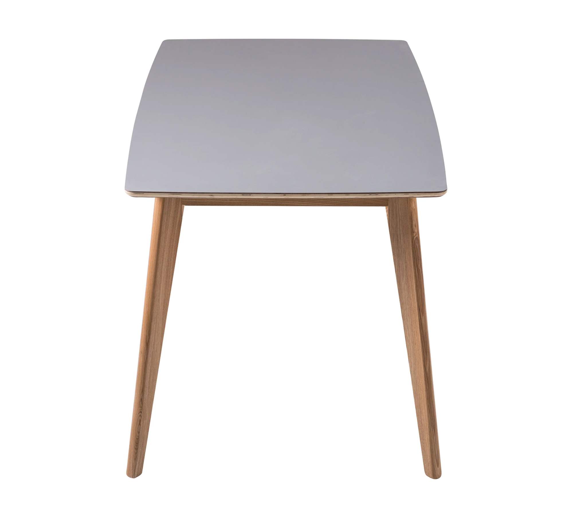 Esstisch Massivholz Grau Braun
