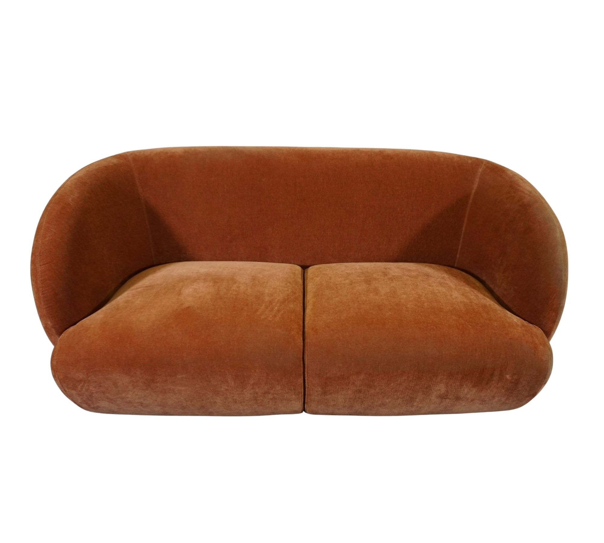 Design-Award-Winning Paula Sofa 2-Sitzer Moss Rust