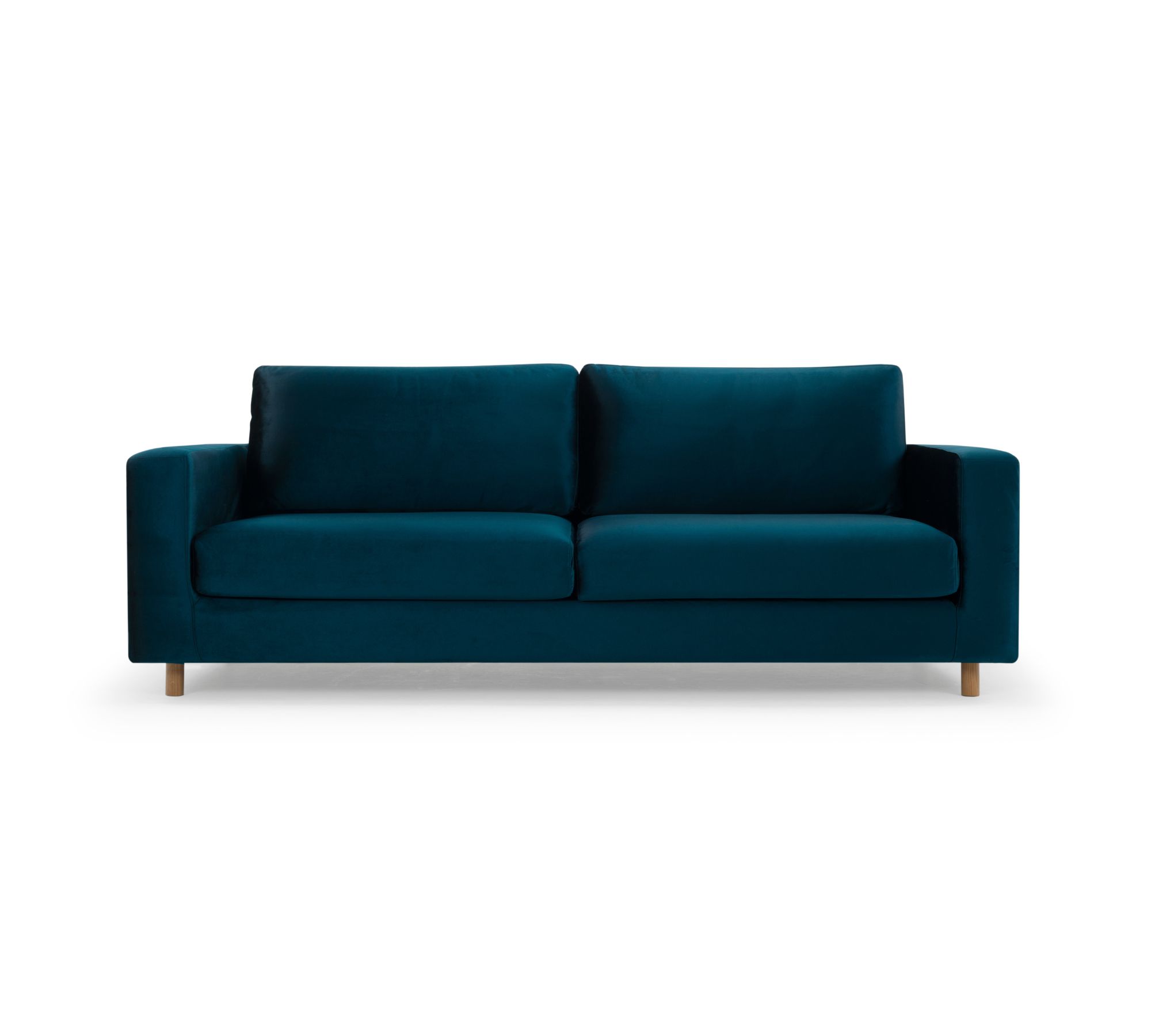 Dylan Sofa 3-Sitzer Velour Lux Petro