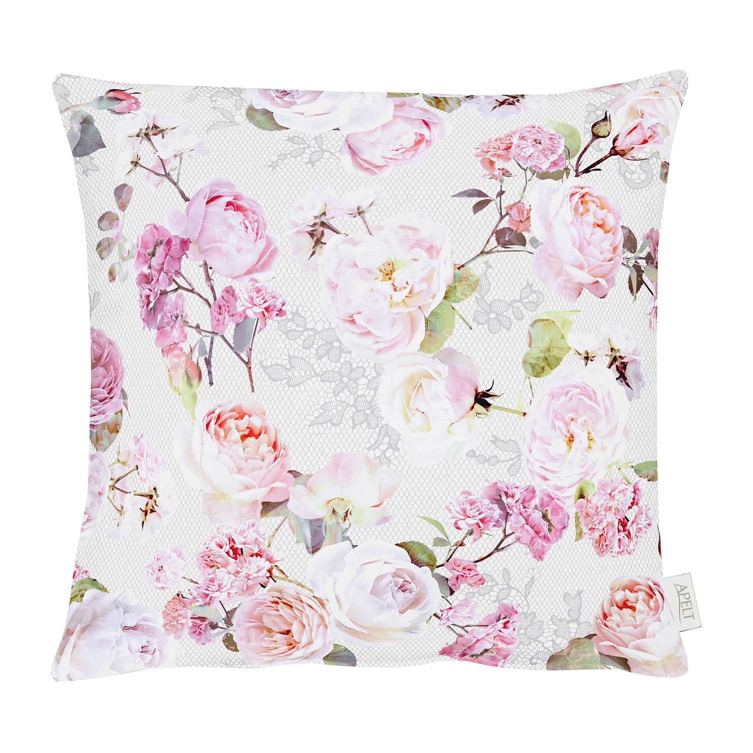 Cushion cover Binche Violet White 40x40cm