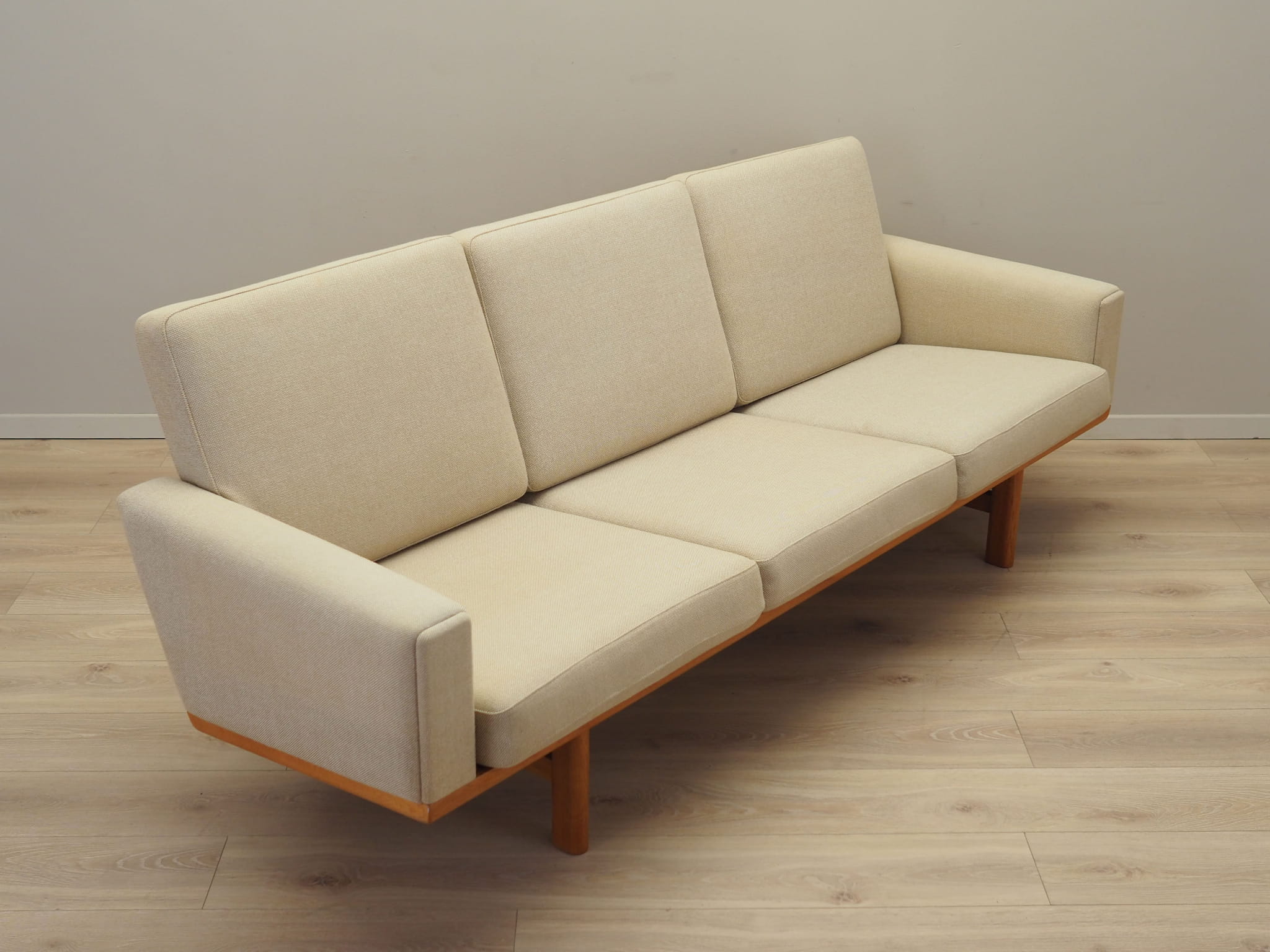 Sofa Textil Beige 1960er Jahre