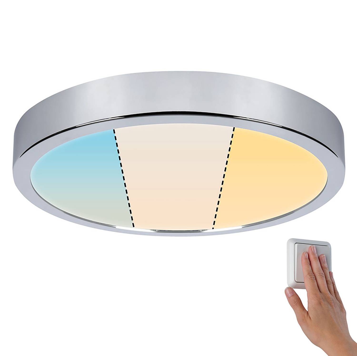 1-Flammig Aviar VI LED-Badleuchte Acrylglas 