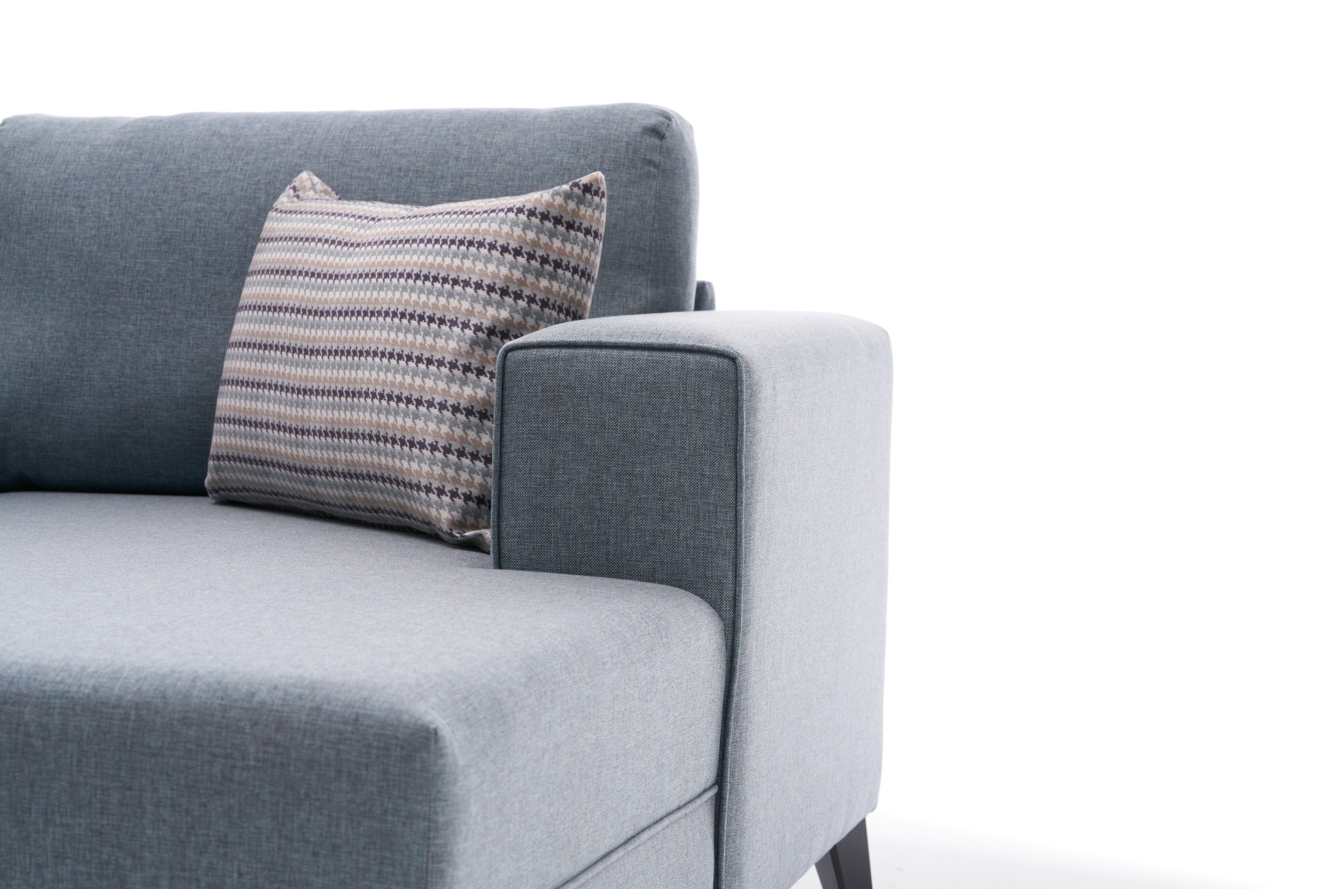 Efsun Schlafsofa 4-Sitzer Blau