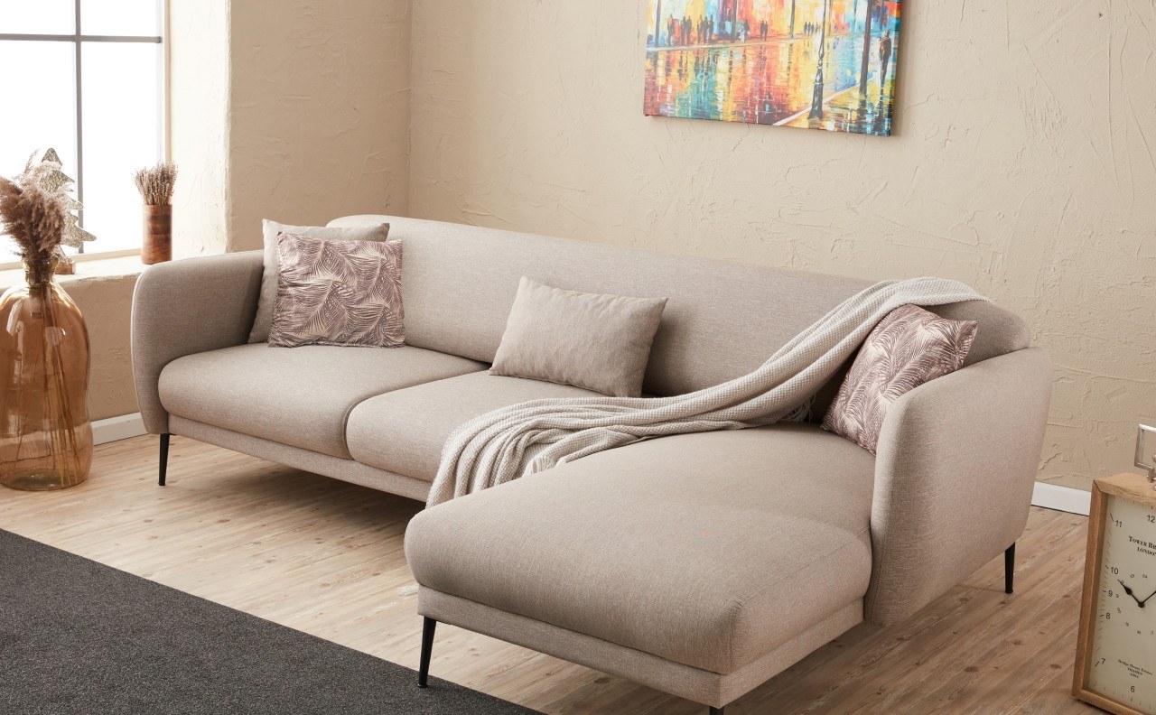 Venus Sofa Récamiere Rechts Creme