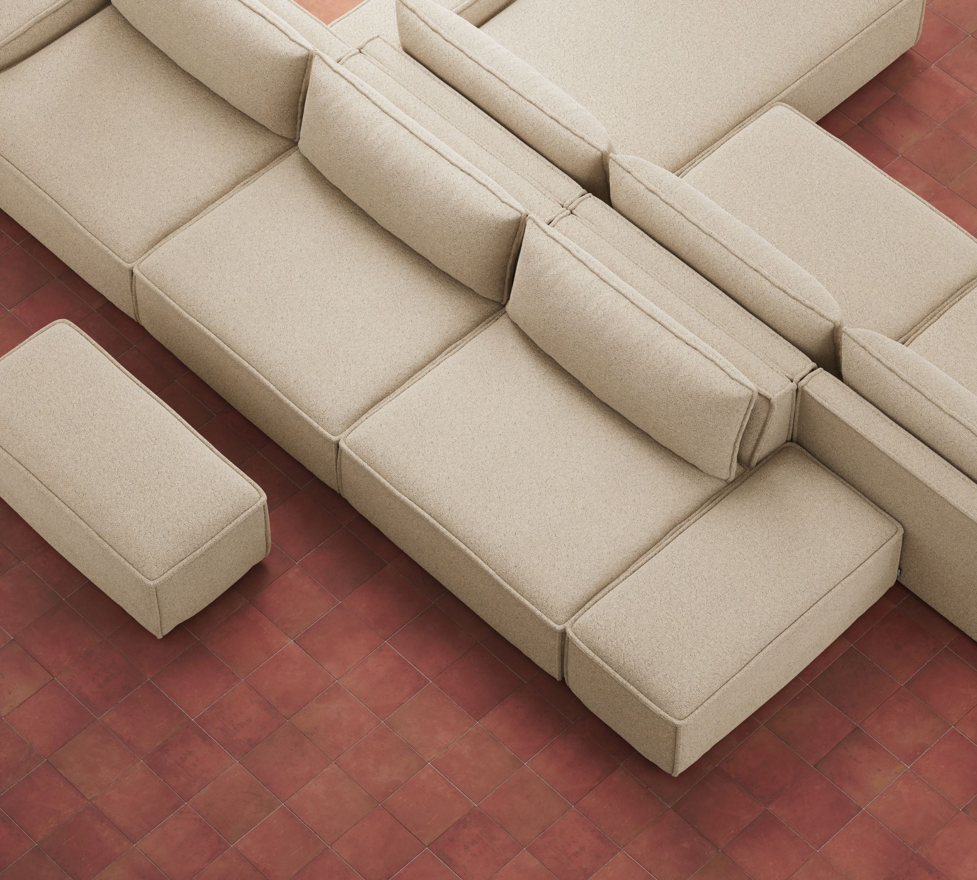 Daphne 1-Seater Module Agnes Brown