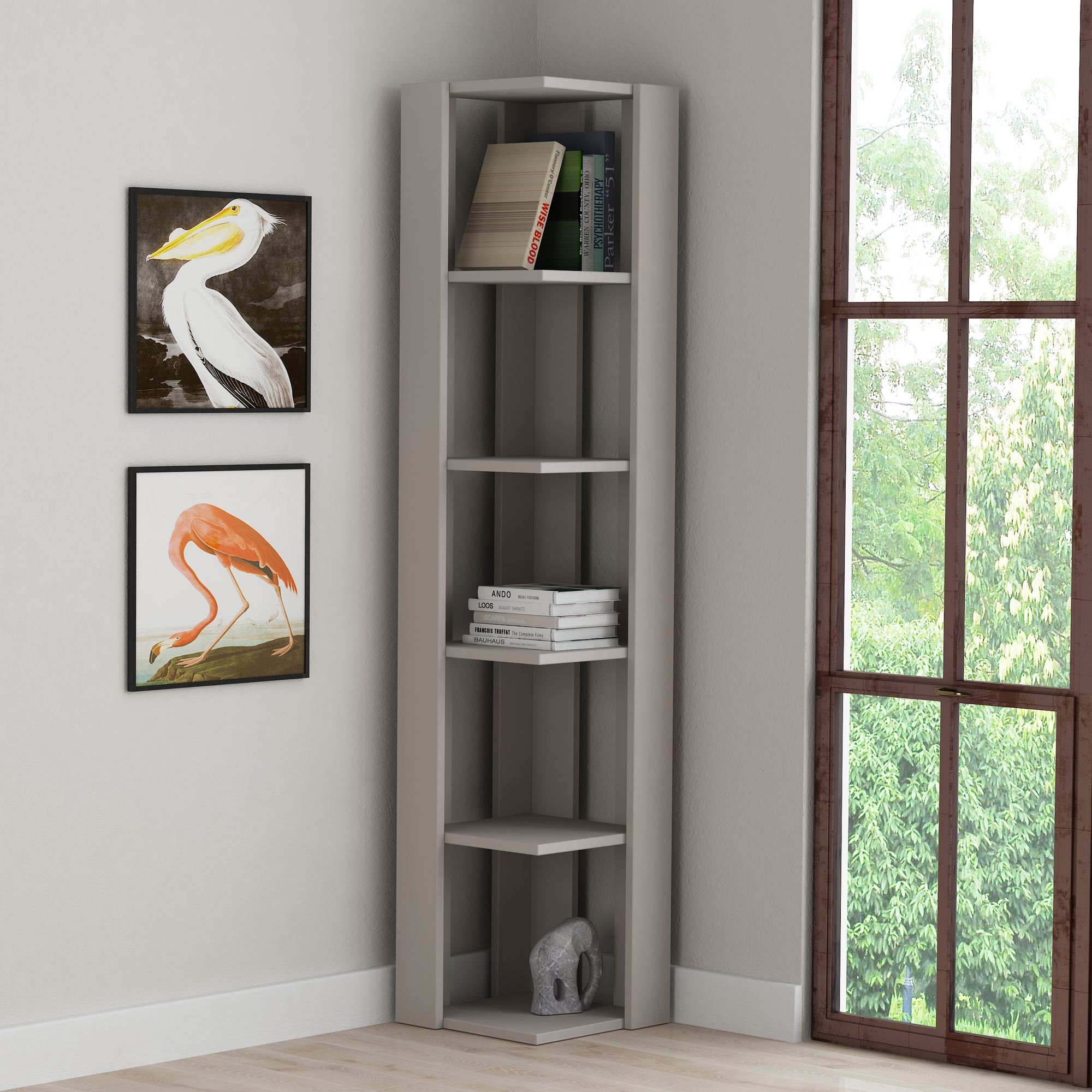 Nati Corner shelf Mocha Light