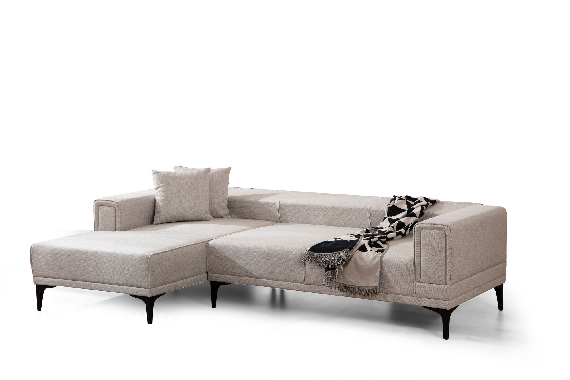 Horizon Ecksofa Rechts Ecru