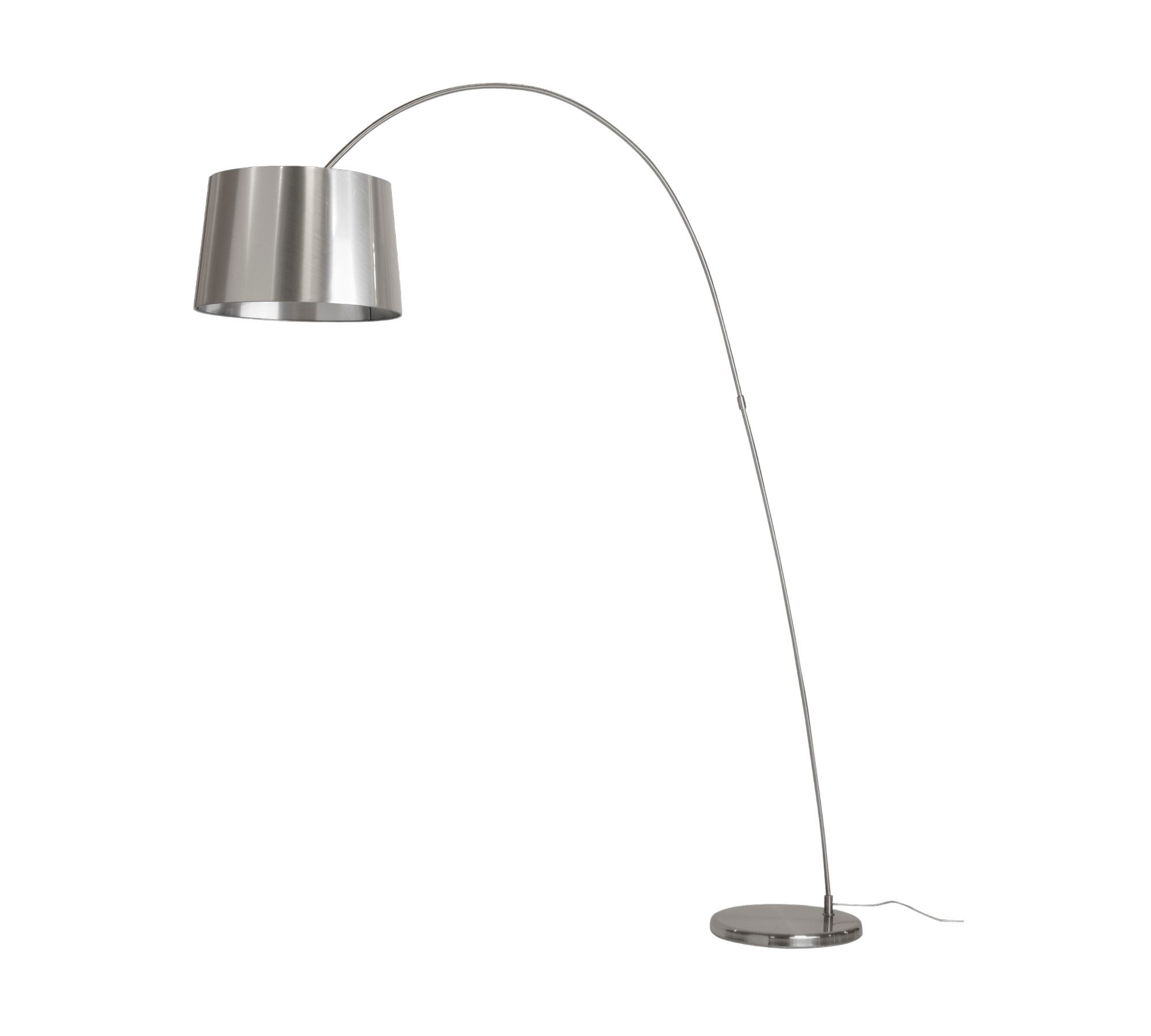 Kuta Stehlampe Metall Silber