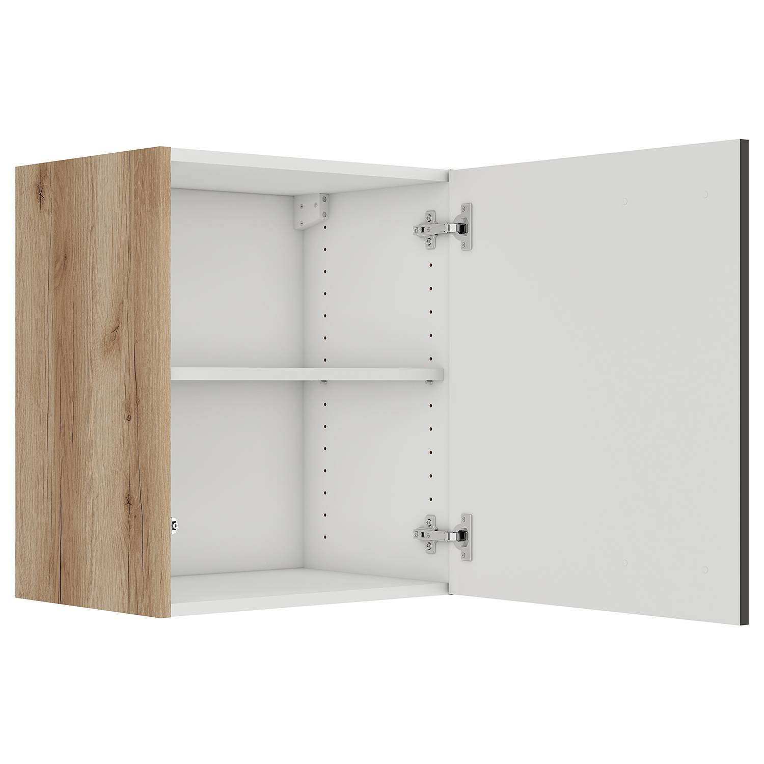 Wall cabinet Optiklar I Anthracite Width: 50 cm