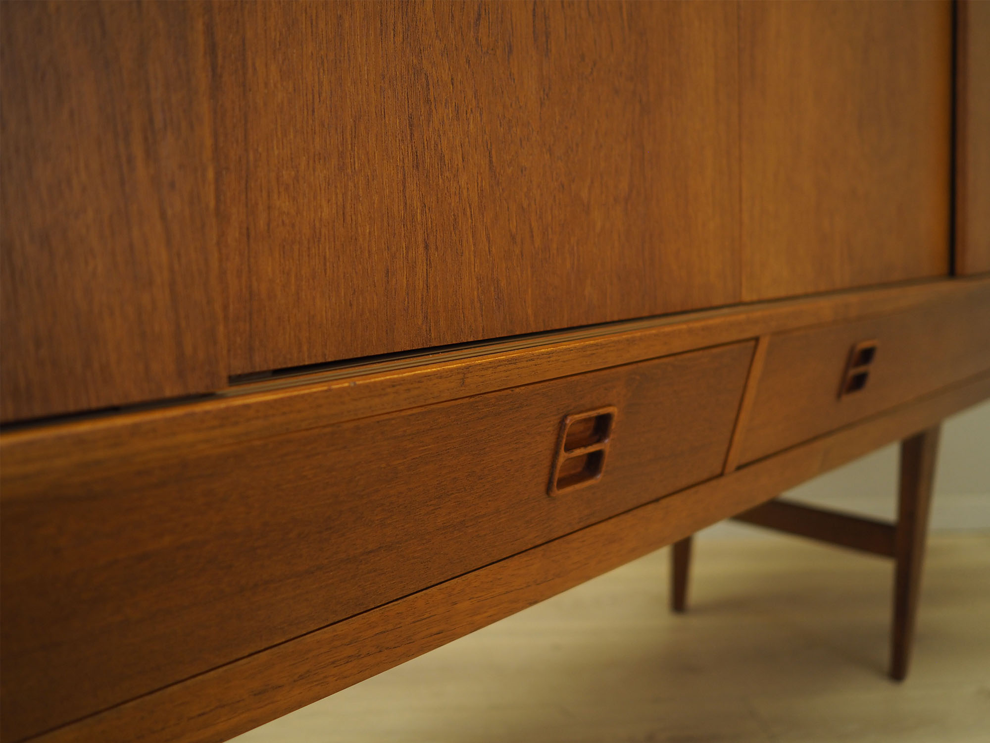 Highboard Teak wood 1960s