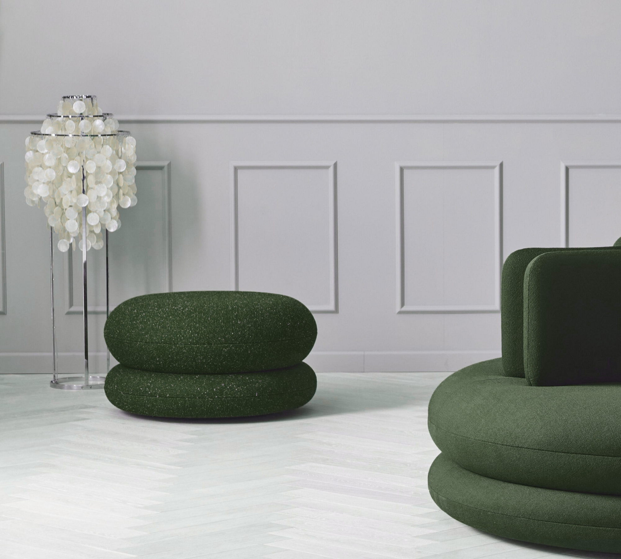 Easy Pouf Vidar Grün 