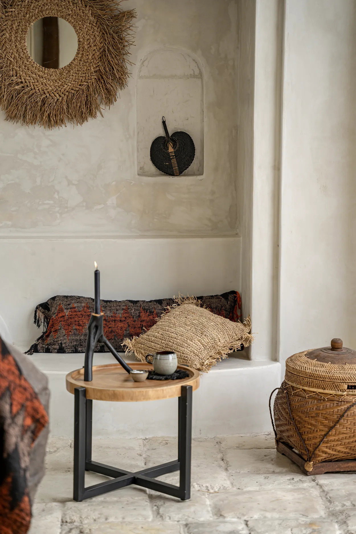 Triple Twig Portacandele Nero